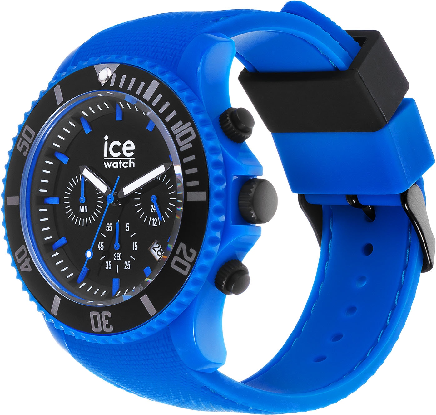 bei »ICE chrono Large OTTO blue CH, ice-watch Chronograph - shoppen Neon 019840« - - online