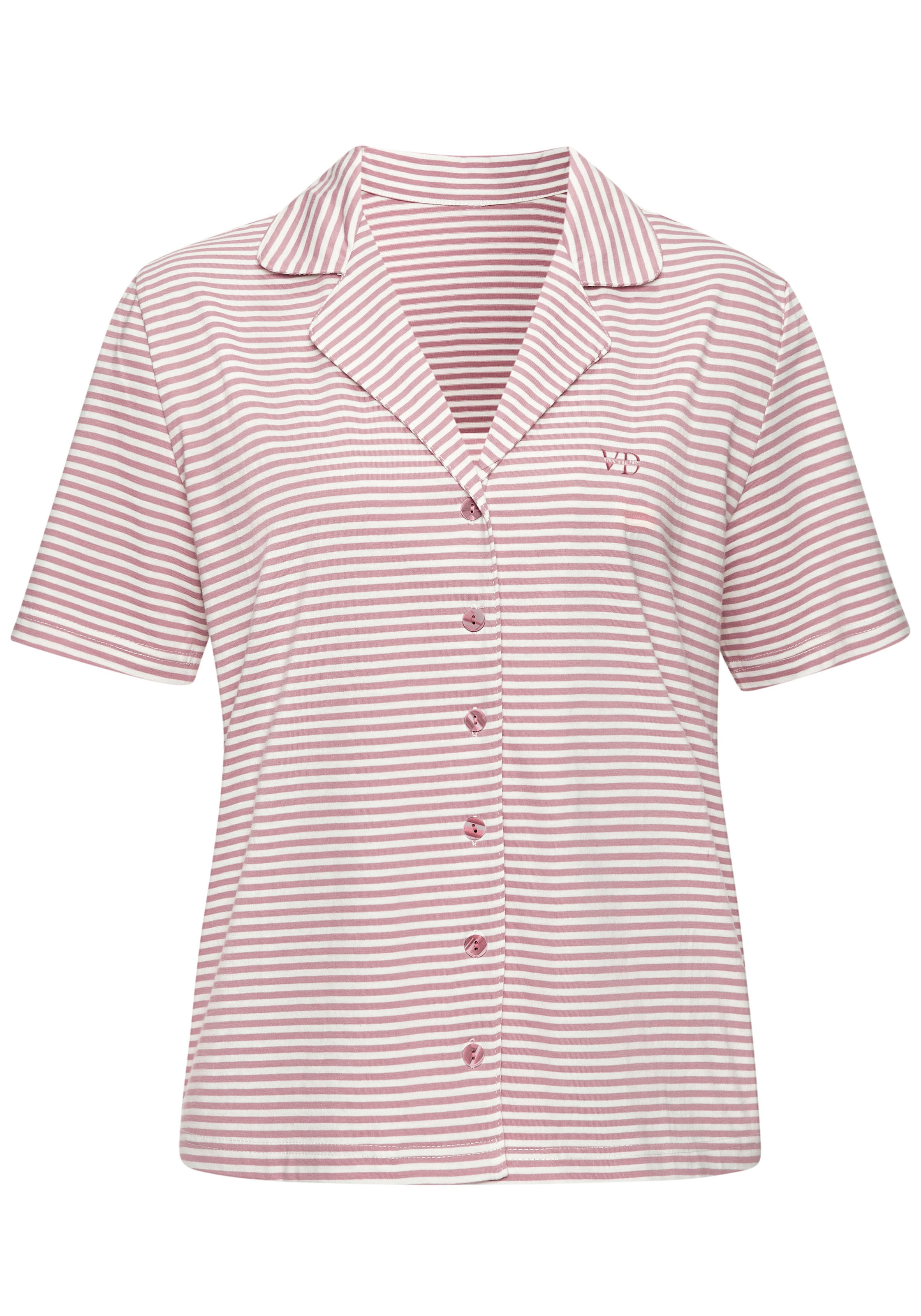 Vivance Dreams Shorty Set, 2-teilig, 2 tlg. mit feinen garngefärbten Streifen