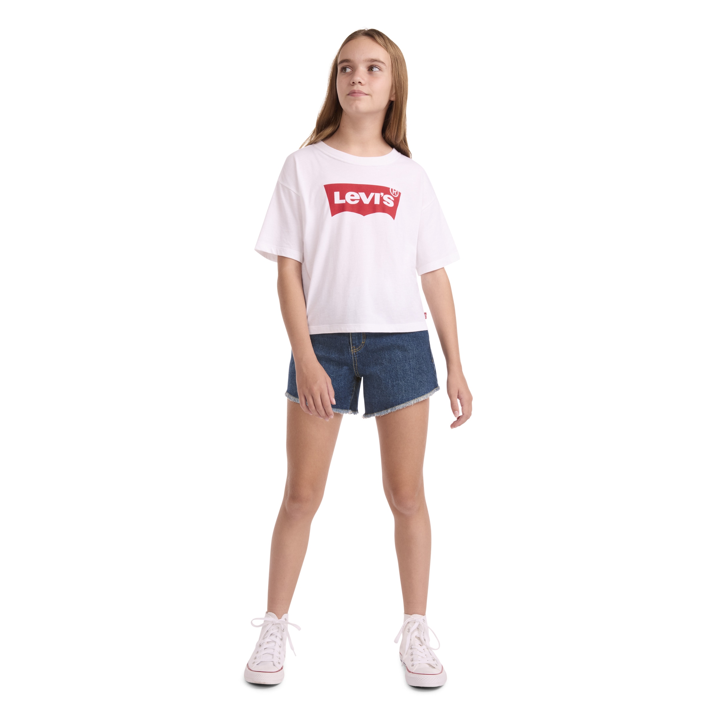 Levi's® Kids Jeansshorts »LVG A LINE SHORT« im Five-Pocket Style