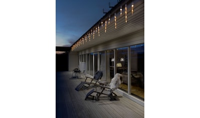 KONSTSMIDE LED-Lichtervorhang, 24 St.-flammig, LED Eiszapfen Lichtervorhang, 16... kaufen