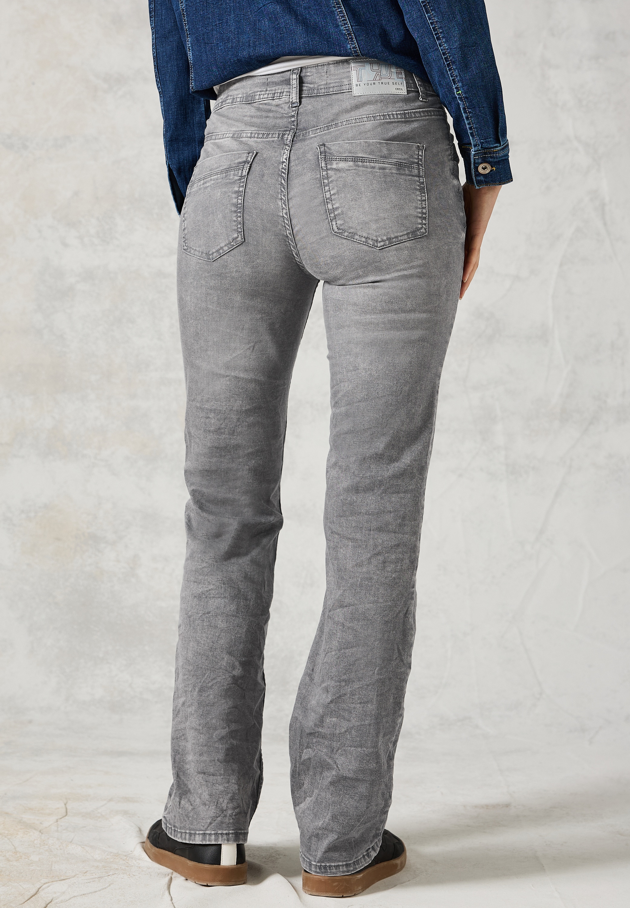 Cecil Slim-fit-Jeans »Style Toronto«, im Bootcut Fit