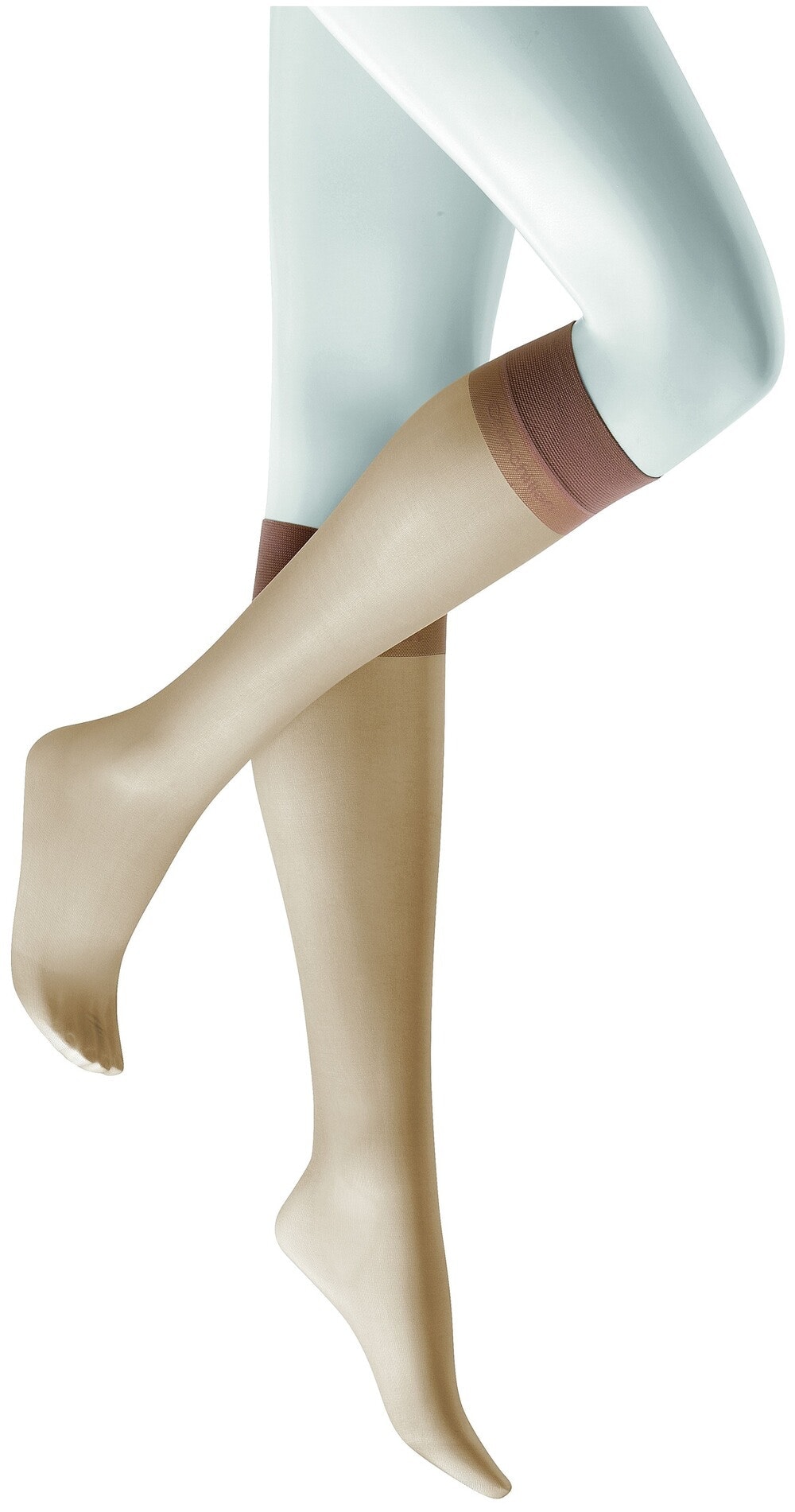 KUNERT Kniestrümpfe »CHINCHILLAN RUN STOP 20« 20 mit innovativem Kunert-Maschenstopp, matt-schimmernd