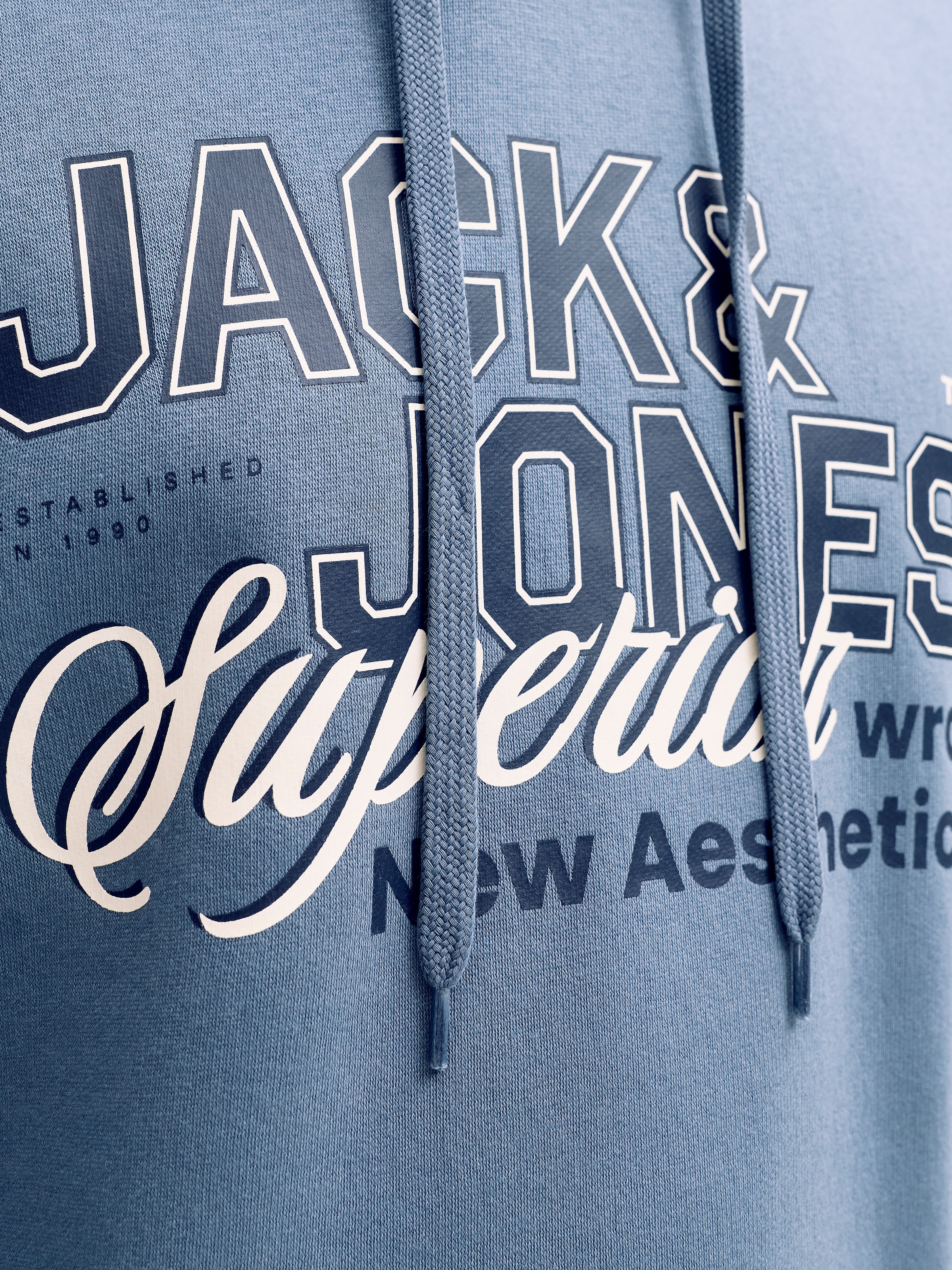 Jack & Jones Kapuzensweatshirt »JJELOGO SWEAT HOOD 2 COL 25/26 NOOS«, mit stylischem Print
