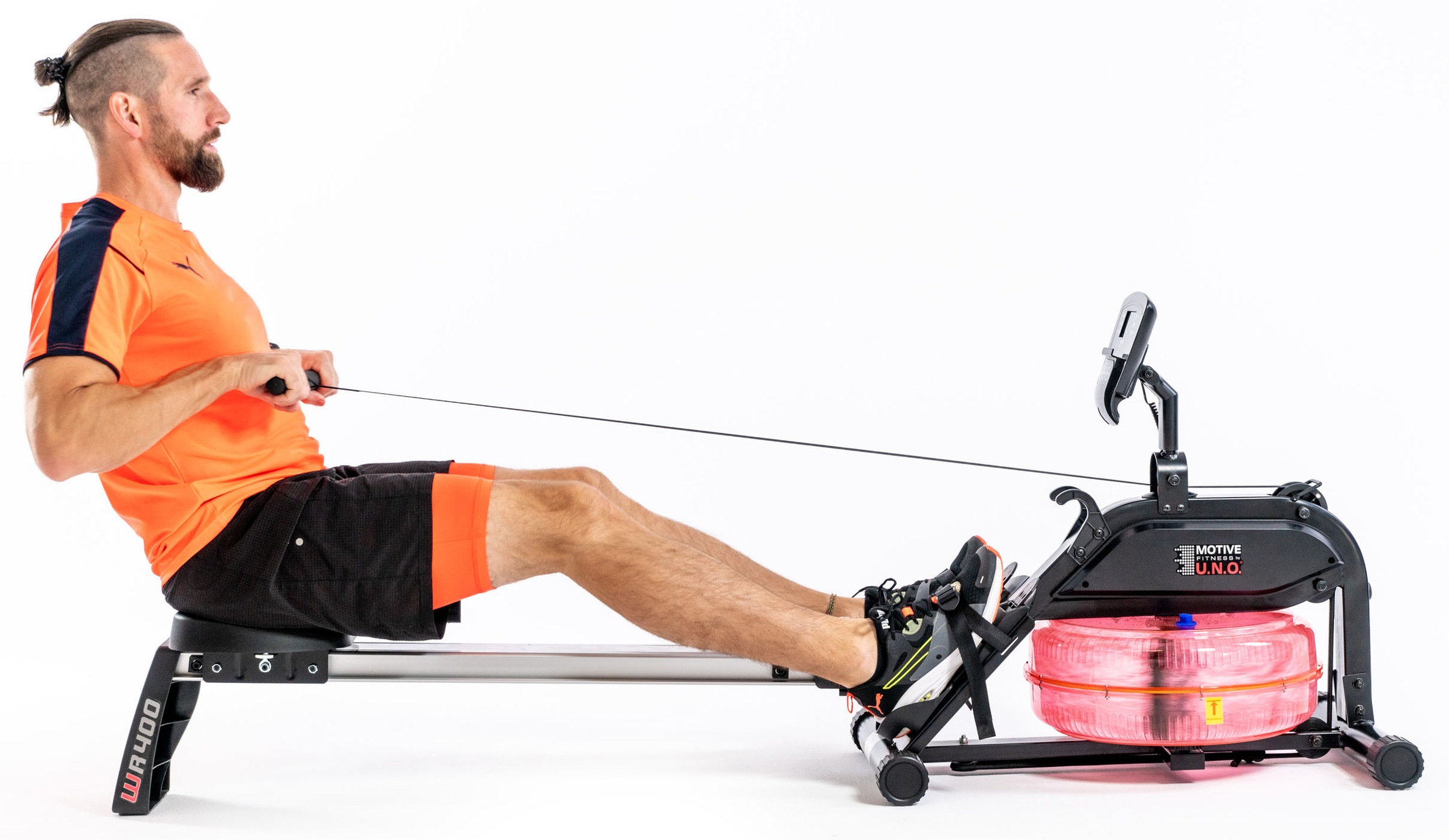 Motive Fitness By U.N.O. Rudergerät »WR 400« Rudermaschine in schwarz