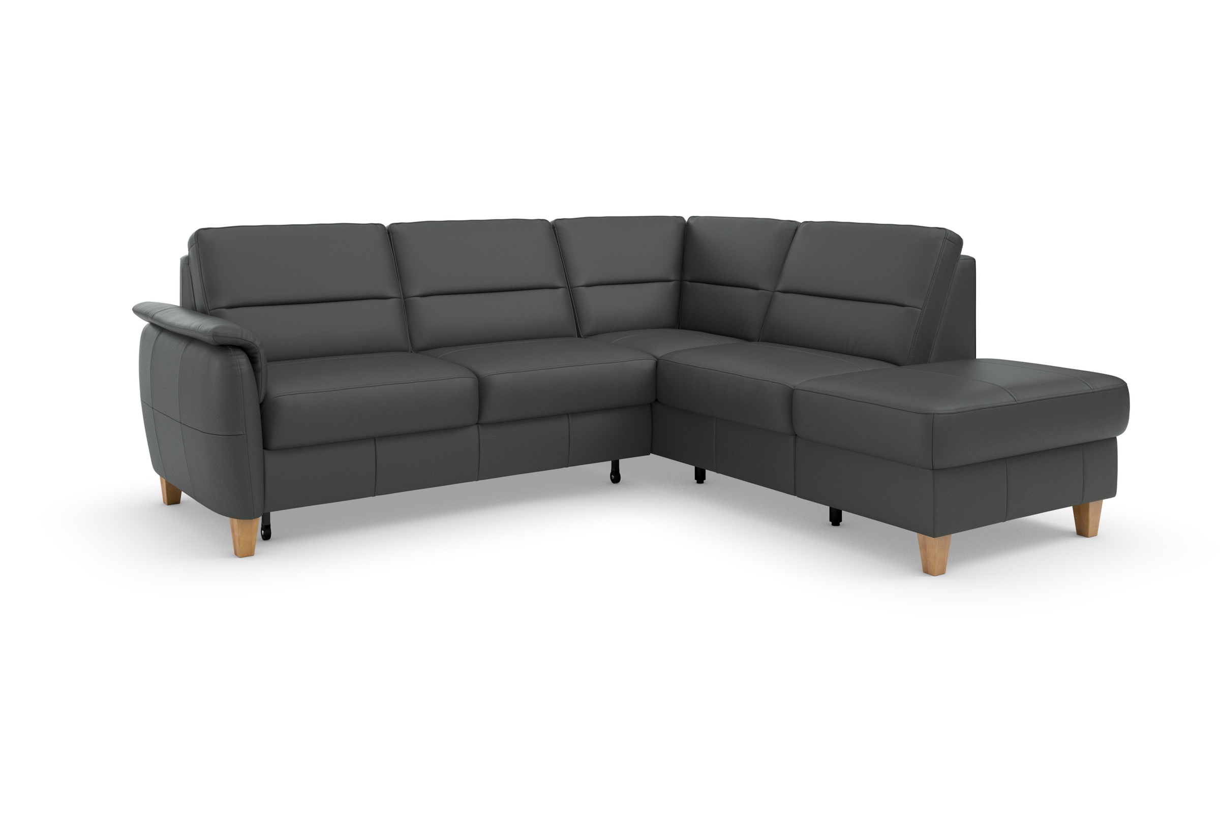 Home affaire Ecksofa »Palmera L-Form«, Federkern, wahlweise mit Bettfunktion und mit/ohne Stauraum