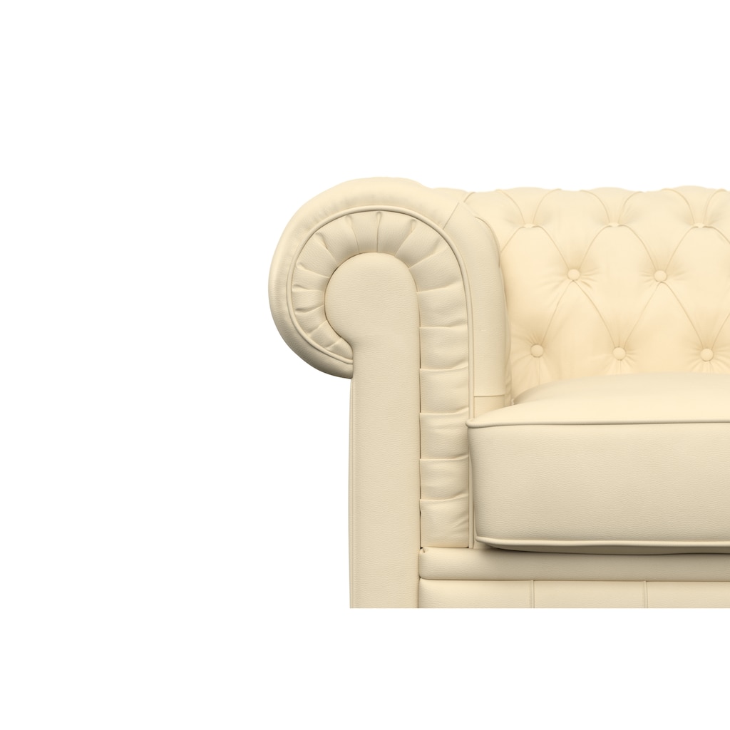 Max Winzer® Chesterfield-Sessel »Kent«, Sessel mit edler Knopfheftung, Breite 110 cm