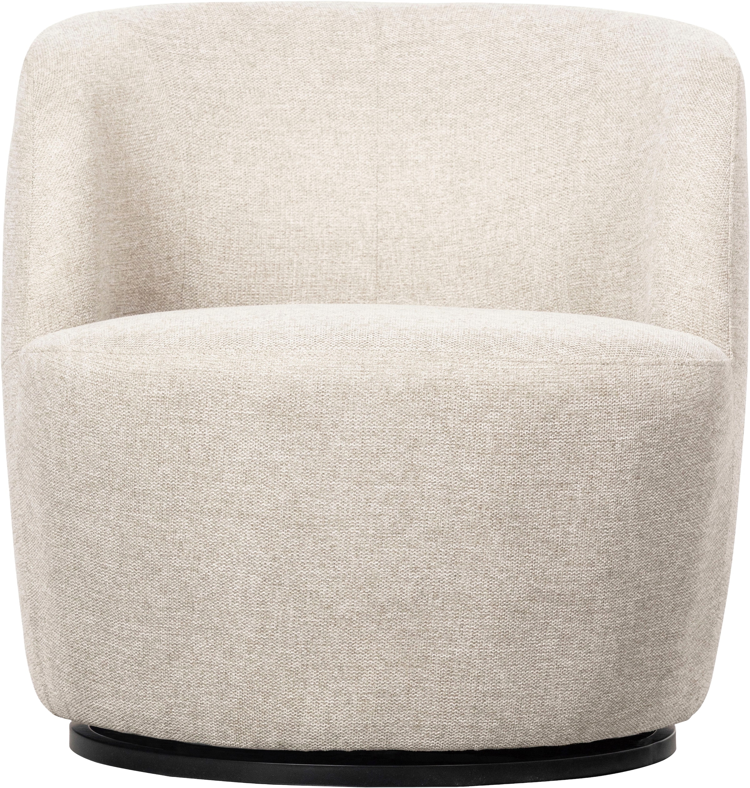 WOOOD Drehsessel »Serra Mischgewebe Bezug mit Drehmechanismus H 68 x B 70 x T 77 cm« Geringe Verschleißfestigkeit, Tragkraft 120 kg, vollständig montiert