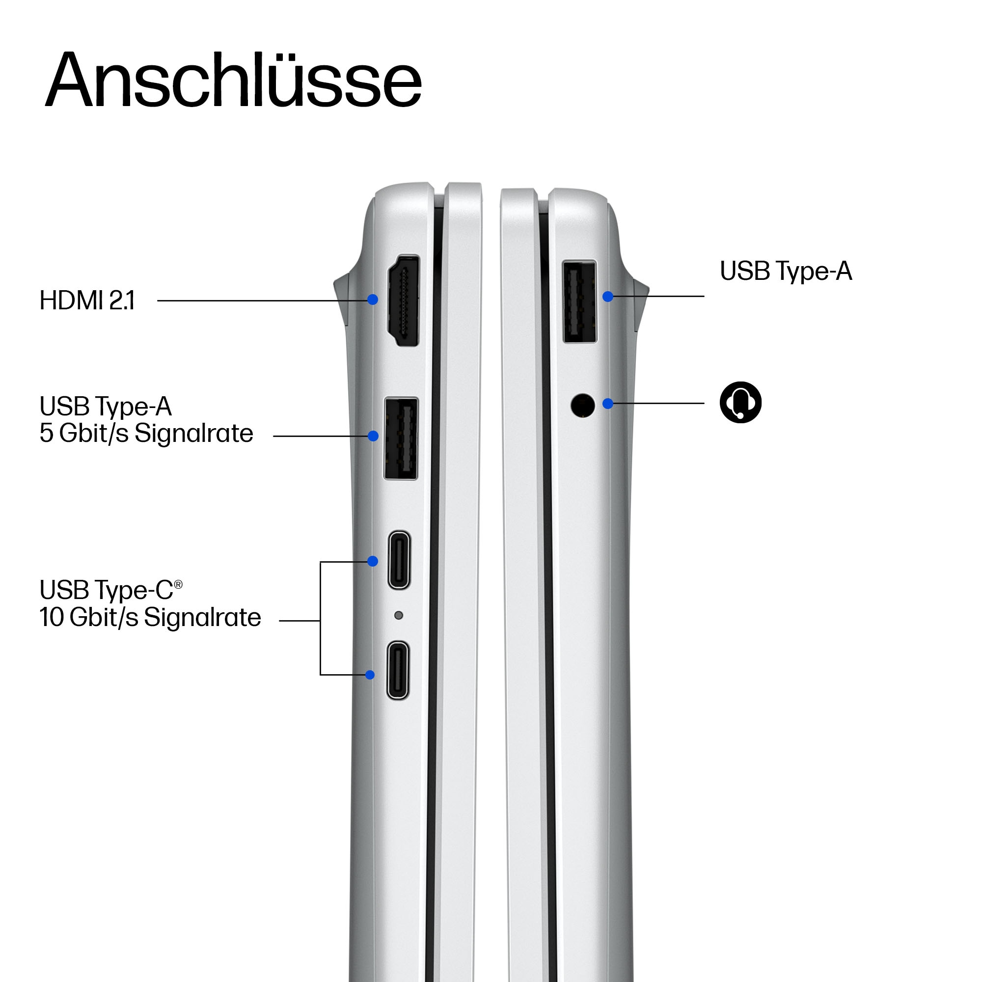 HP Notebook »OmniBook 3 17-dg0055ngx« 43,9 cm / 17,3 ″ Intel Ultra 5 Intel Graphics 512 GB SSD