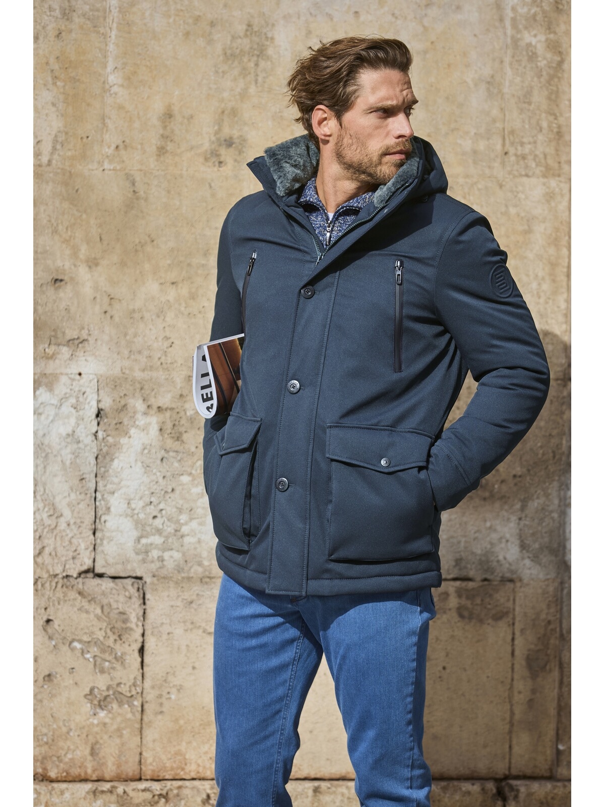 Babista Parka »Jacke LOROTESSO«, (1 St.), mit abnehmbarem Fellkragen