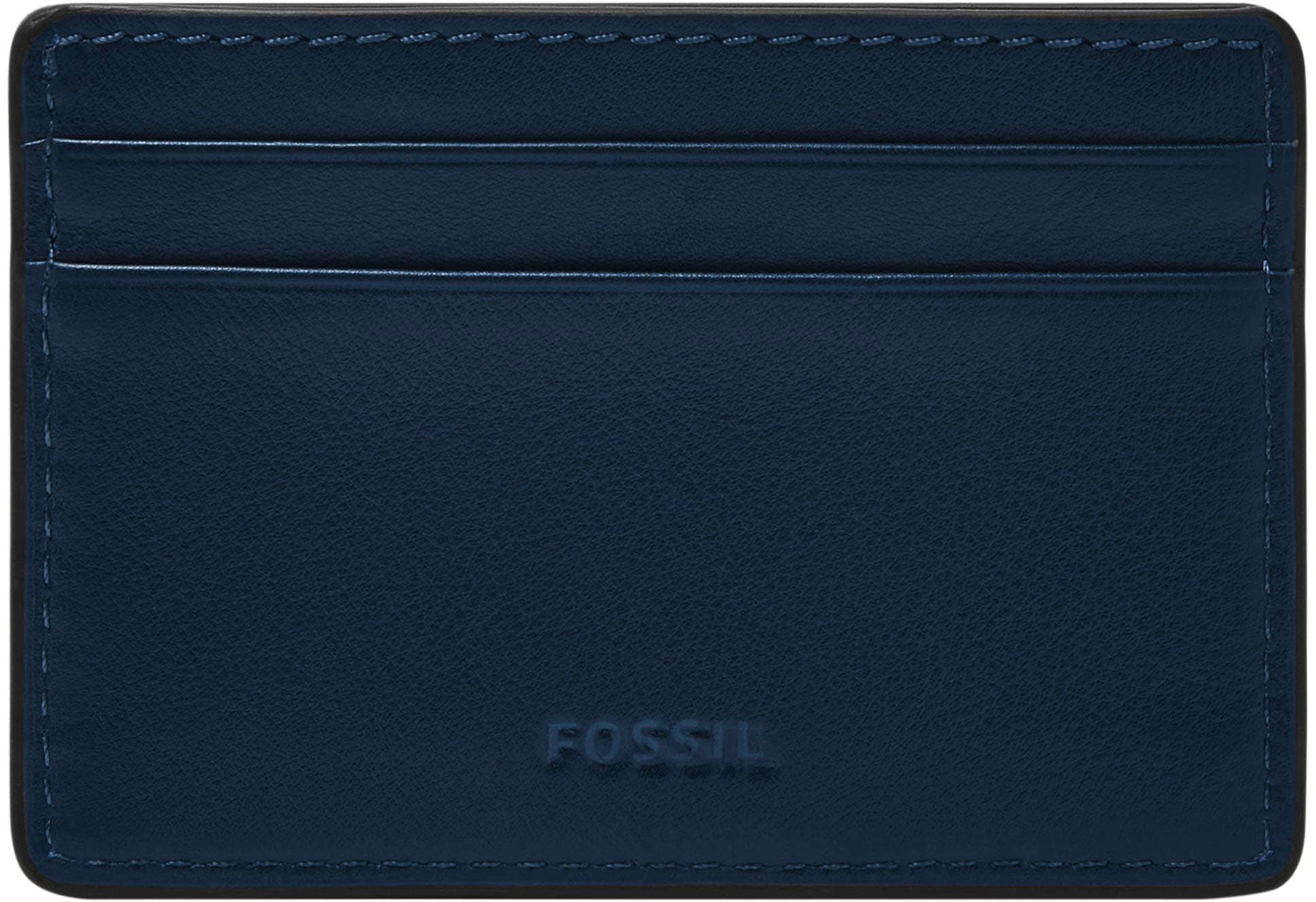 Fossil Chronograph »EVERETT, FS5795«, (Set, 2 tlg., mit einem Leder- Kartenmäppchen in marine), Exklusiv-Set, ideal auch als Geschenk | OTTO