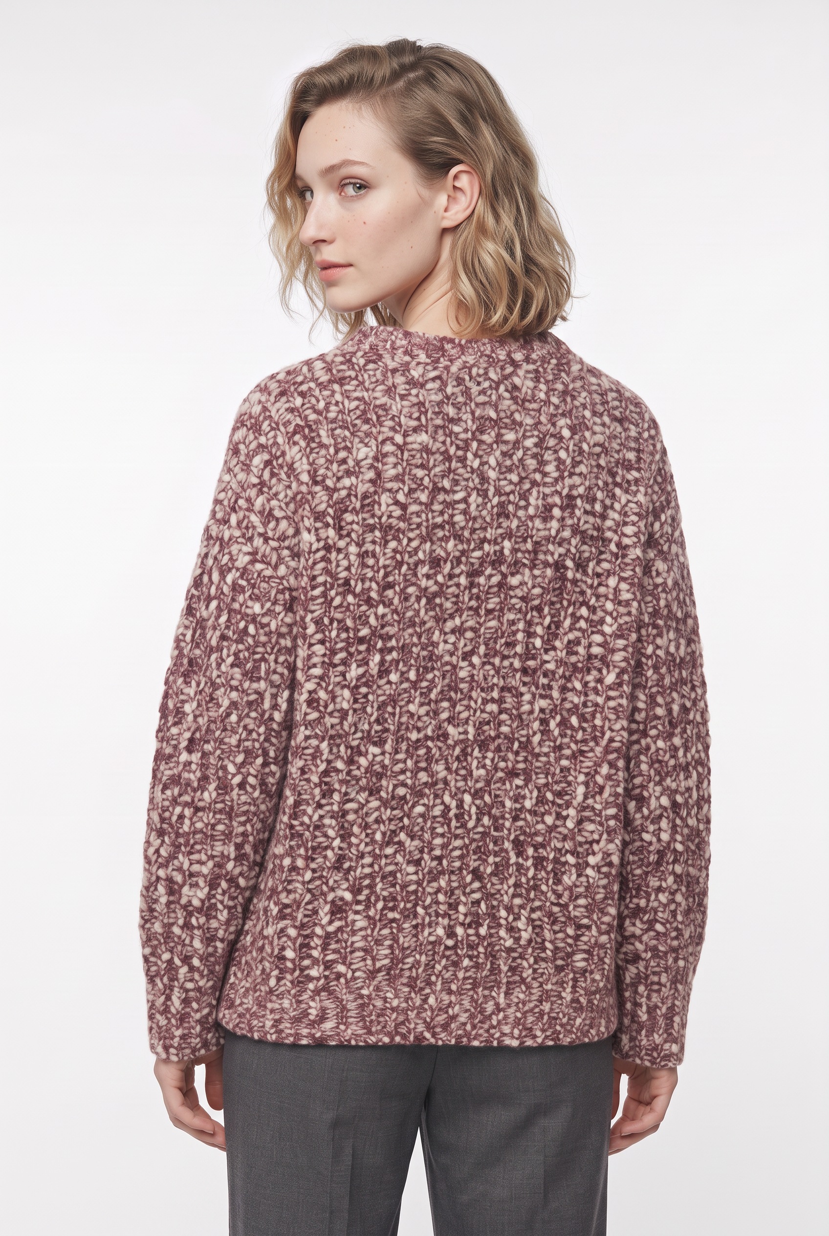 BOSS ORANGE Strickpullover »Flocasia Premium Damenmode« aus hochwertigem Wollmix mit Alpaka