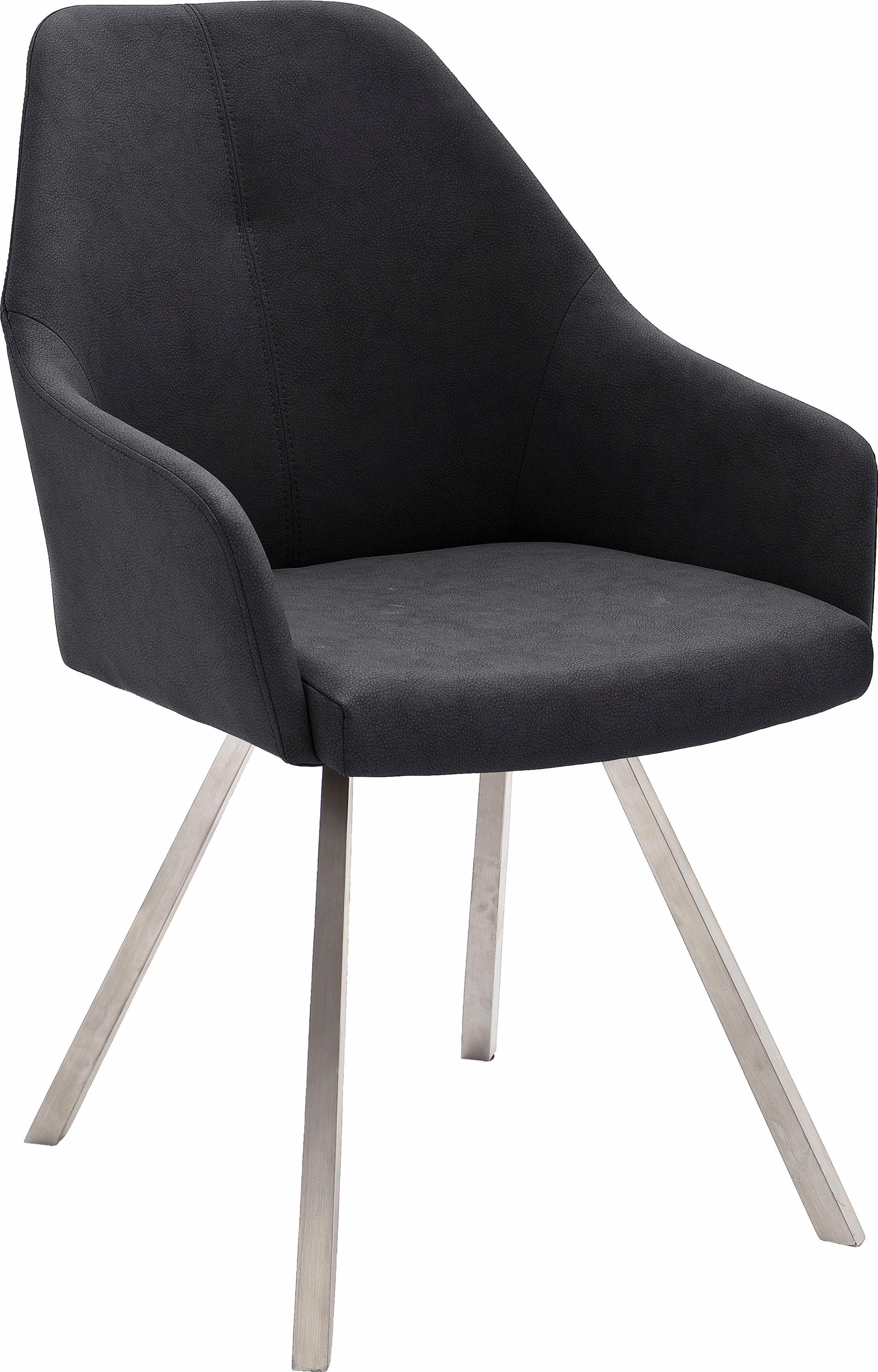 MCA furniture 4-Fußstuhl »Madita bis 2 belastbar St., Kg 140 kaufen bei (Set), Kunstleder, Stuhl OTTO A-eckig«