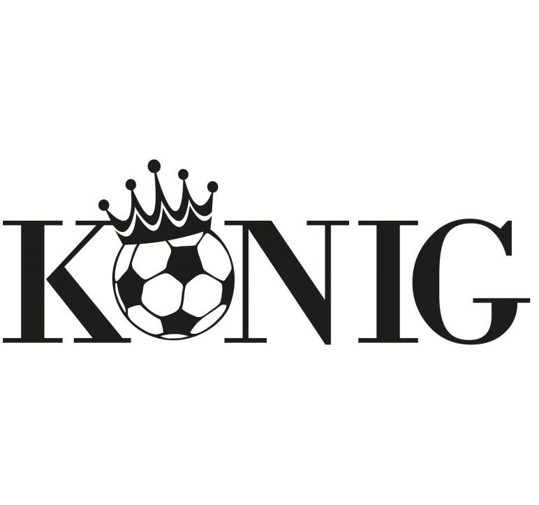 Wall-Art Wandtattoo »Fußball Sticker Fußballkönig«