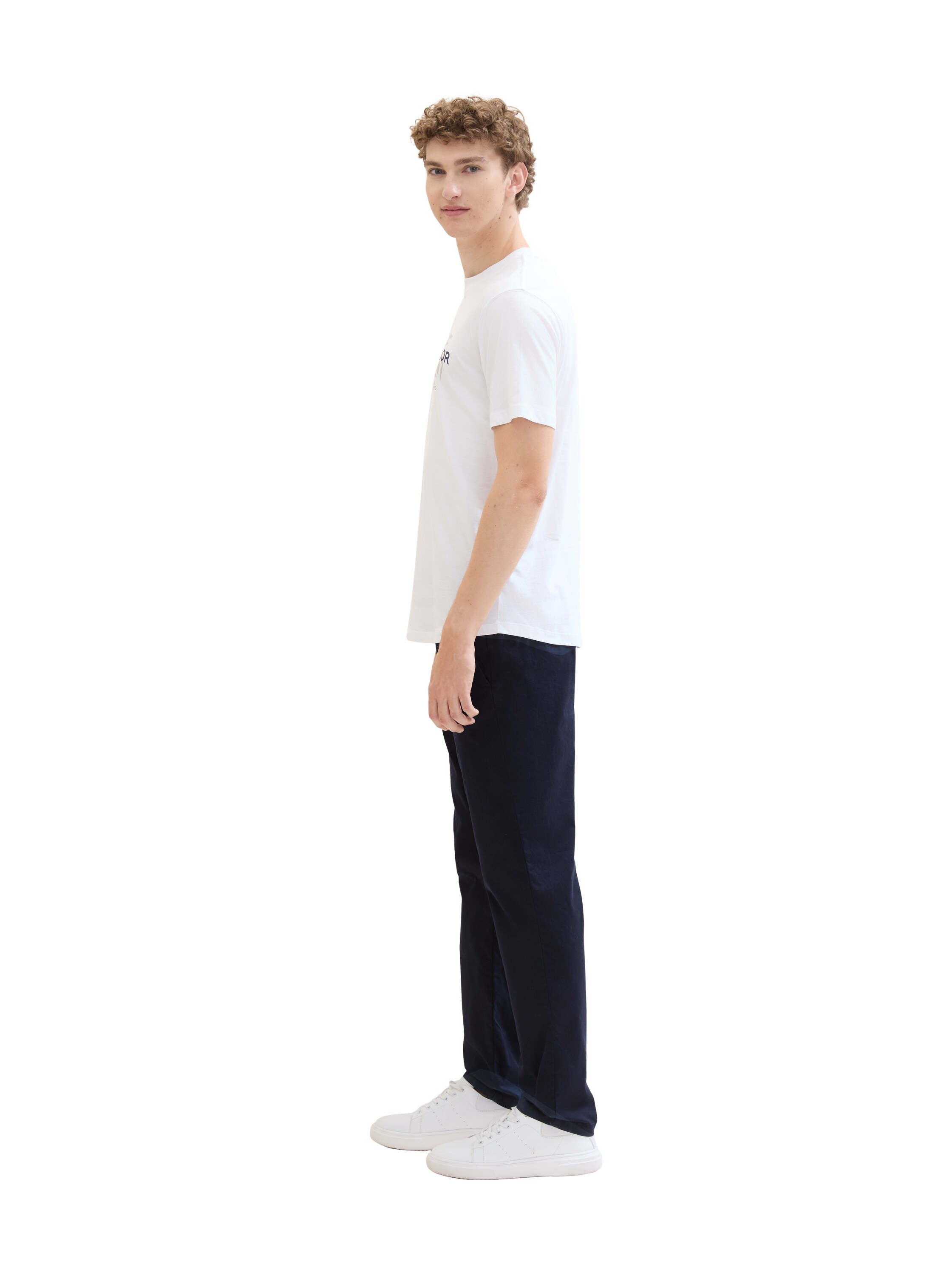 TOM TAILOR Denim Chinohose, mit seitlichen Eingrifftaschen