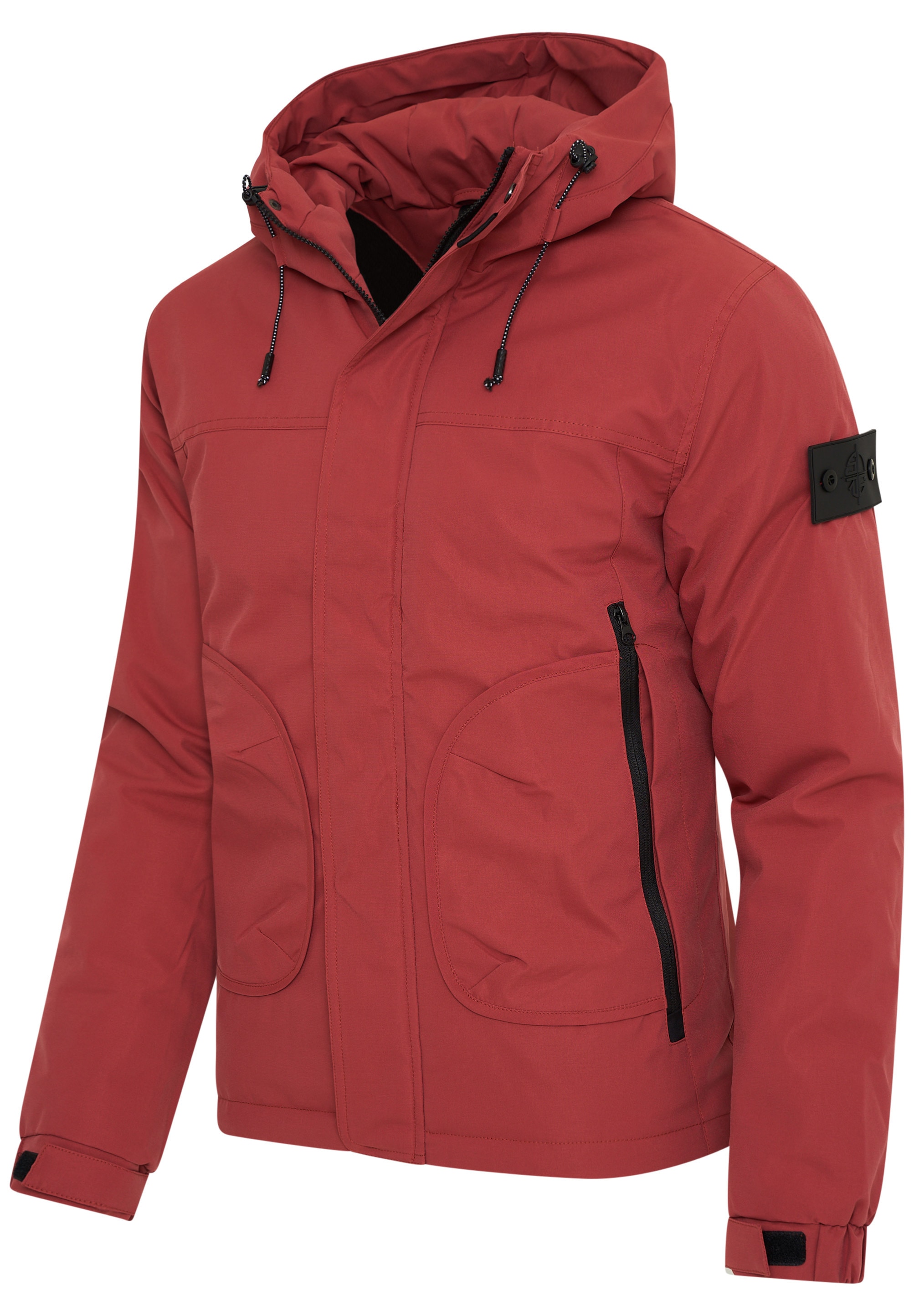 SOULSTAR Steppjacke »mit Kapuze als Winterjacke Pufferjacke Übergangsjacke« mit Kapuze Herren Übergangsjacke mit Kapuze Outdoor-Jacke Funktionsjacke