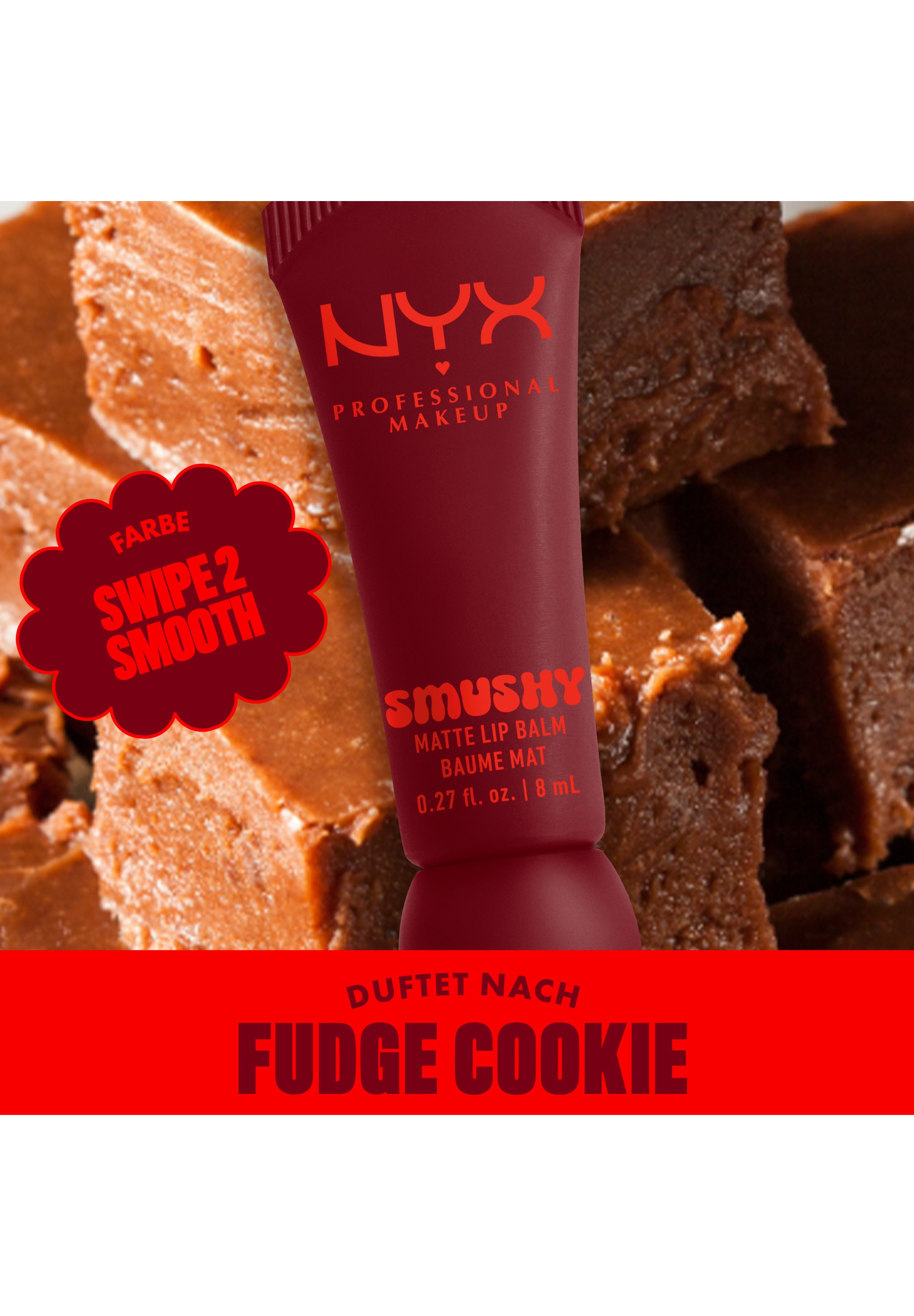 NYX PROFESSIONAL MAKEUP Lippenbalsam »SMUSHY MATTE LIP BALM« jeder der Farbtöne hat einen einzigartigen, süßen Duft