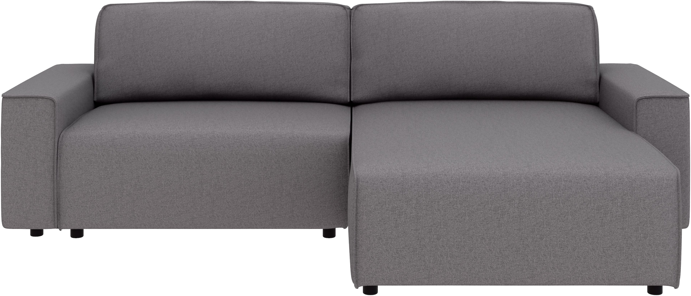 INOSIGN Ecksofa »Chance, Recamiere beidseitig montierbar, Schlaffunktion, Breite 265 cm«, in Struktur LUMOS, mit Schlaffunktion und Bettkasten