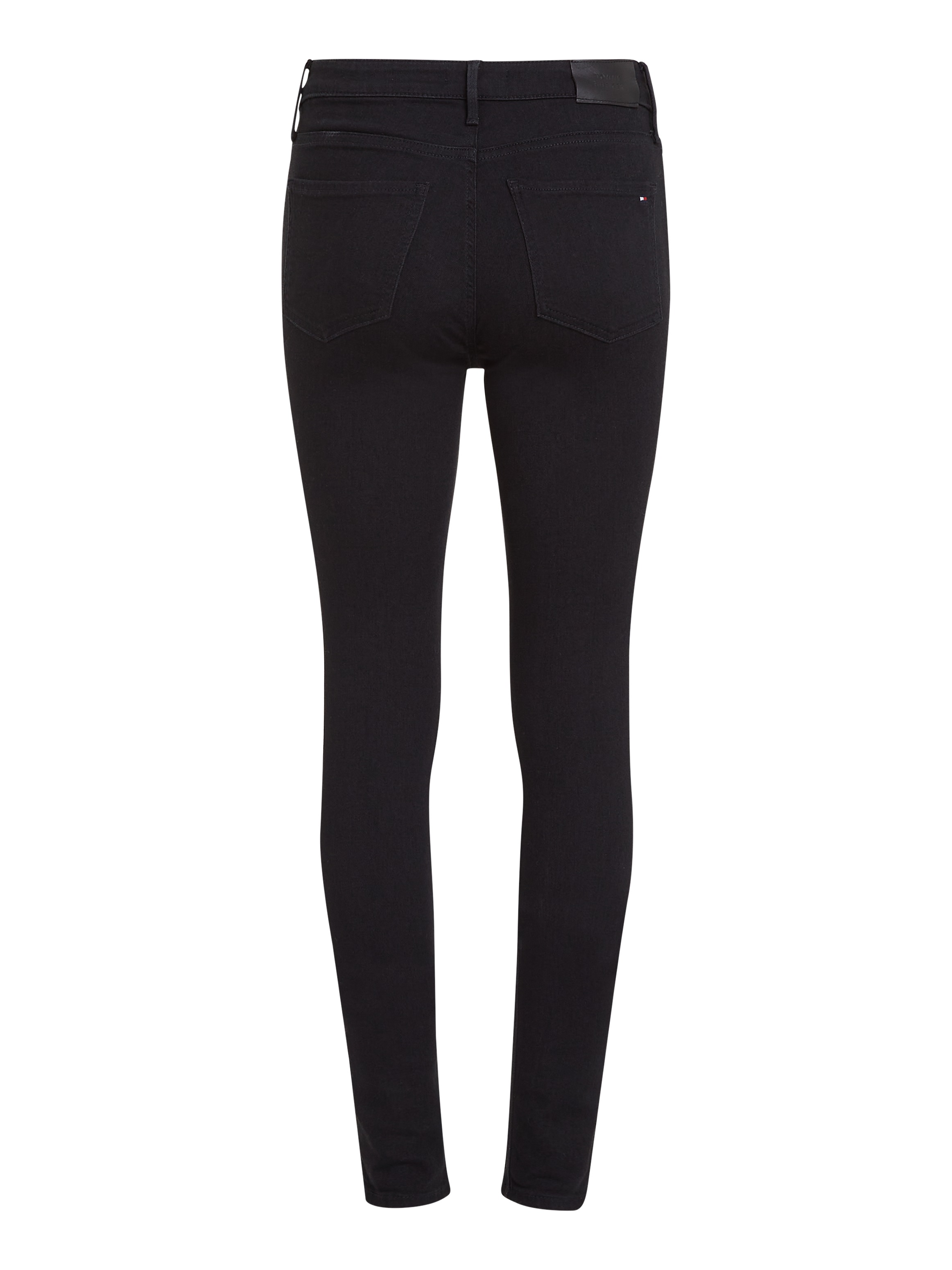 Tommy Hilfiger Skinny-fit-Jeans »COMO SKINNY RW BLACK«, mit Tommy Hilfiger Logo-Badge