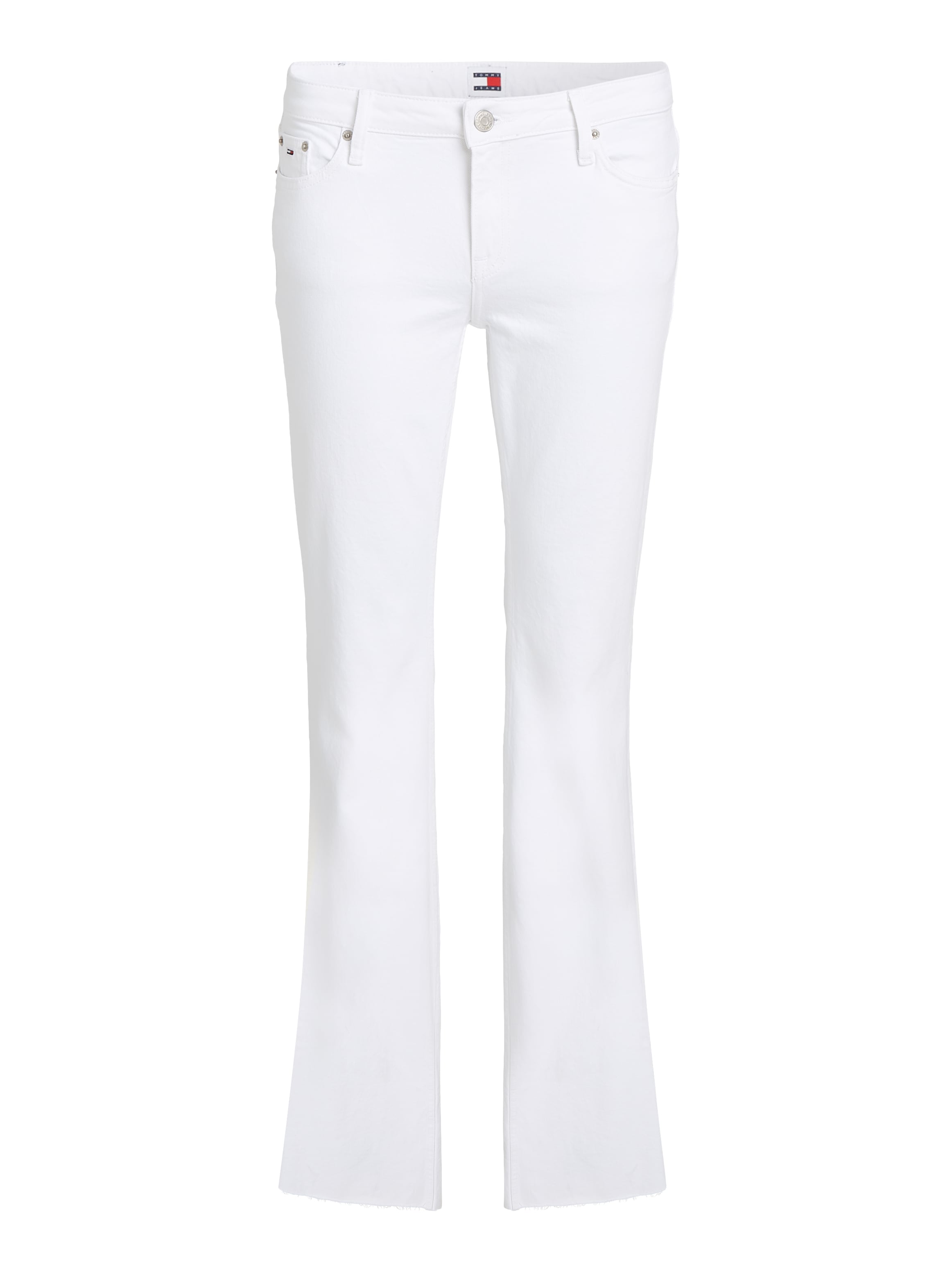 Tommy Jeans Bequeme Jeans »Sophie Low Wais Flare Wide«, mit Ledermarkenlabel