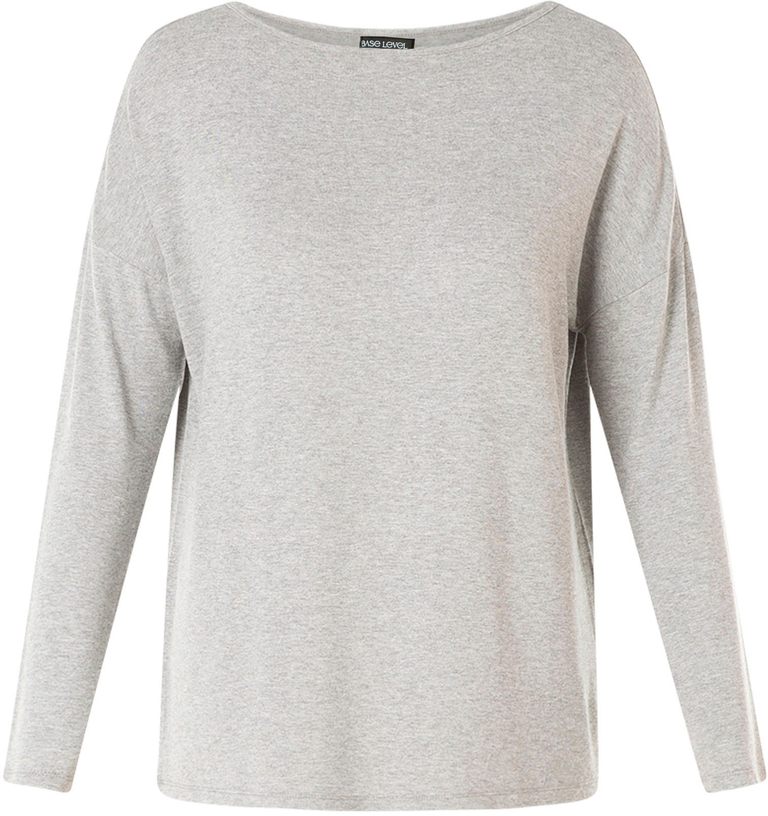 Base Level Curvy Langarmshirt »Adele«, Lang geschnitten mit weitem  Ausschnitt bestellen im OTTO Online Shop | Basic-Shirts
