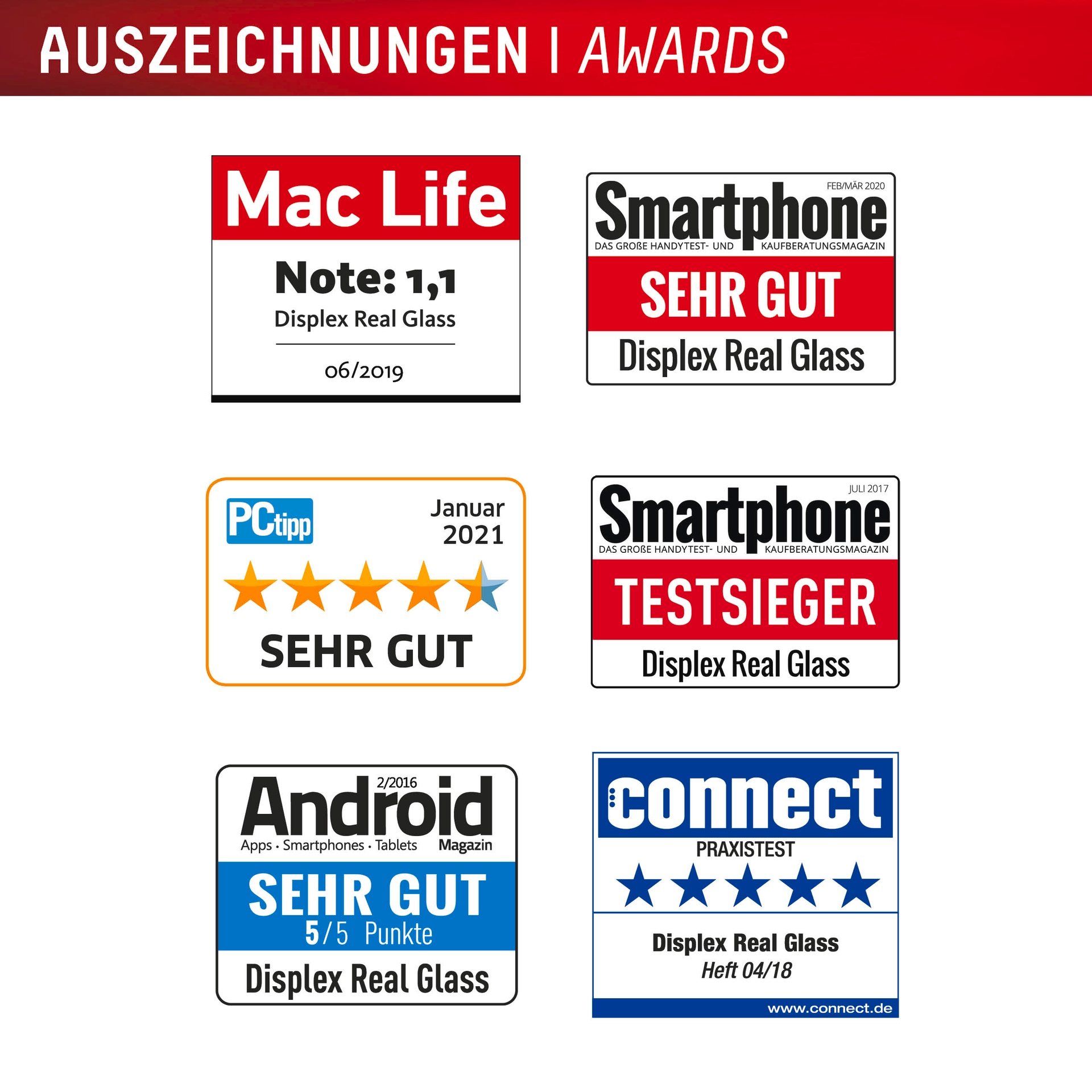 Displex Displayschutzglas »Real Glass Screen Protector inkl. Case mit MountMaster« für Google Pixel 10a Displayschutzfolie, Schutzfolie, Bildschirmschutz, kratz- & stoßfest