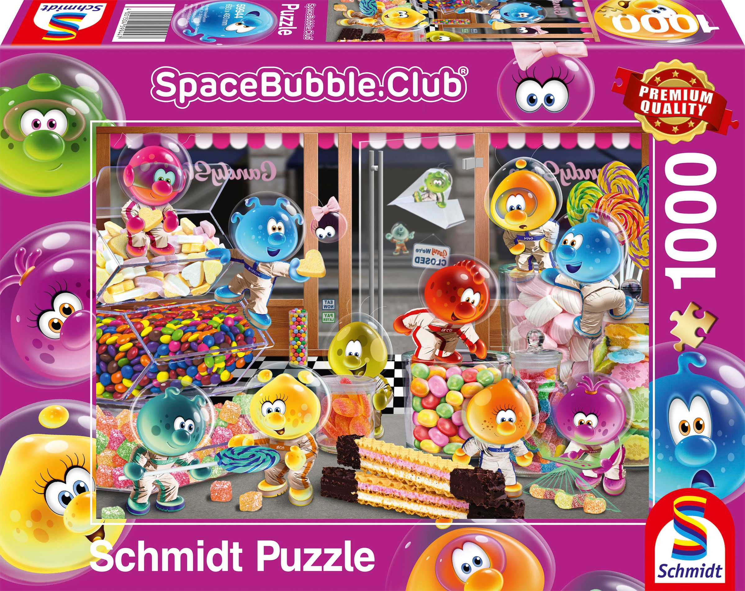 Schmidt Spiele Puzzle »SpaceBubble.Club, Happy Together im Candy Store«, Made in Europe