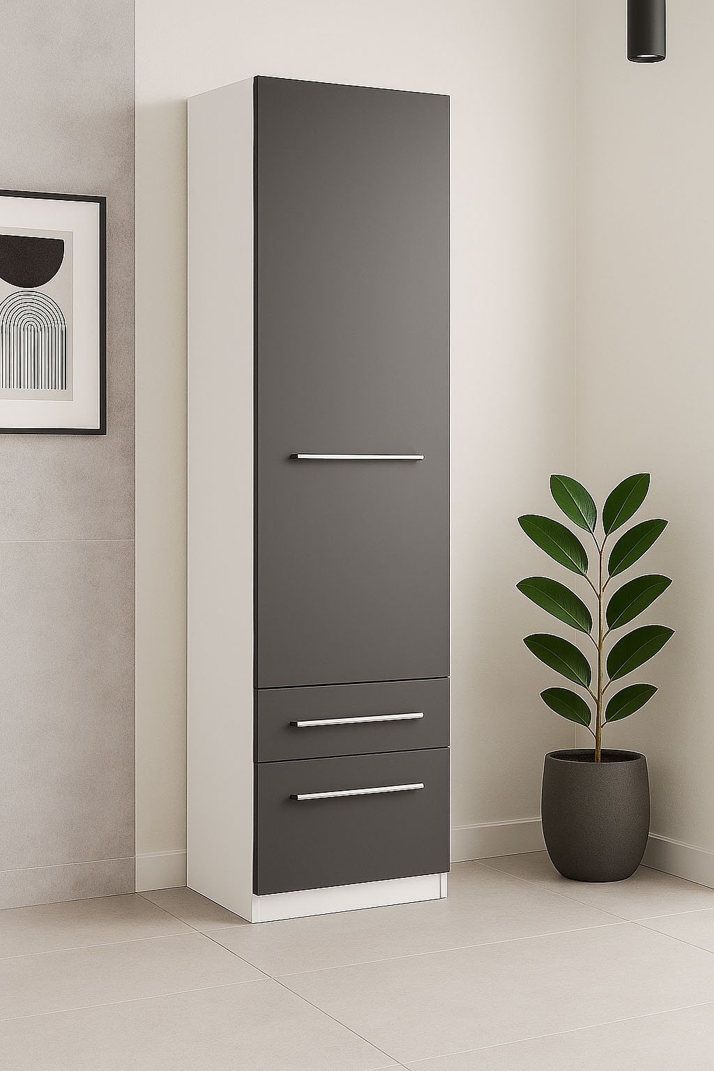 priess Kleiderschrank »Schrank Garderobe Wäscheschrank Barcelona in 5 Breiten« viel Stauraum, geräumige Schubkästen, mit Spiegel, MADE IN GERMANY