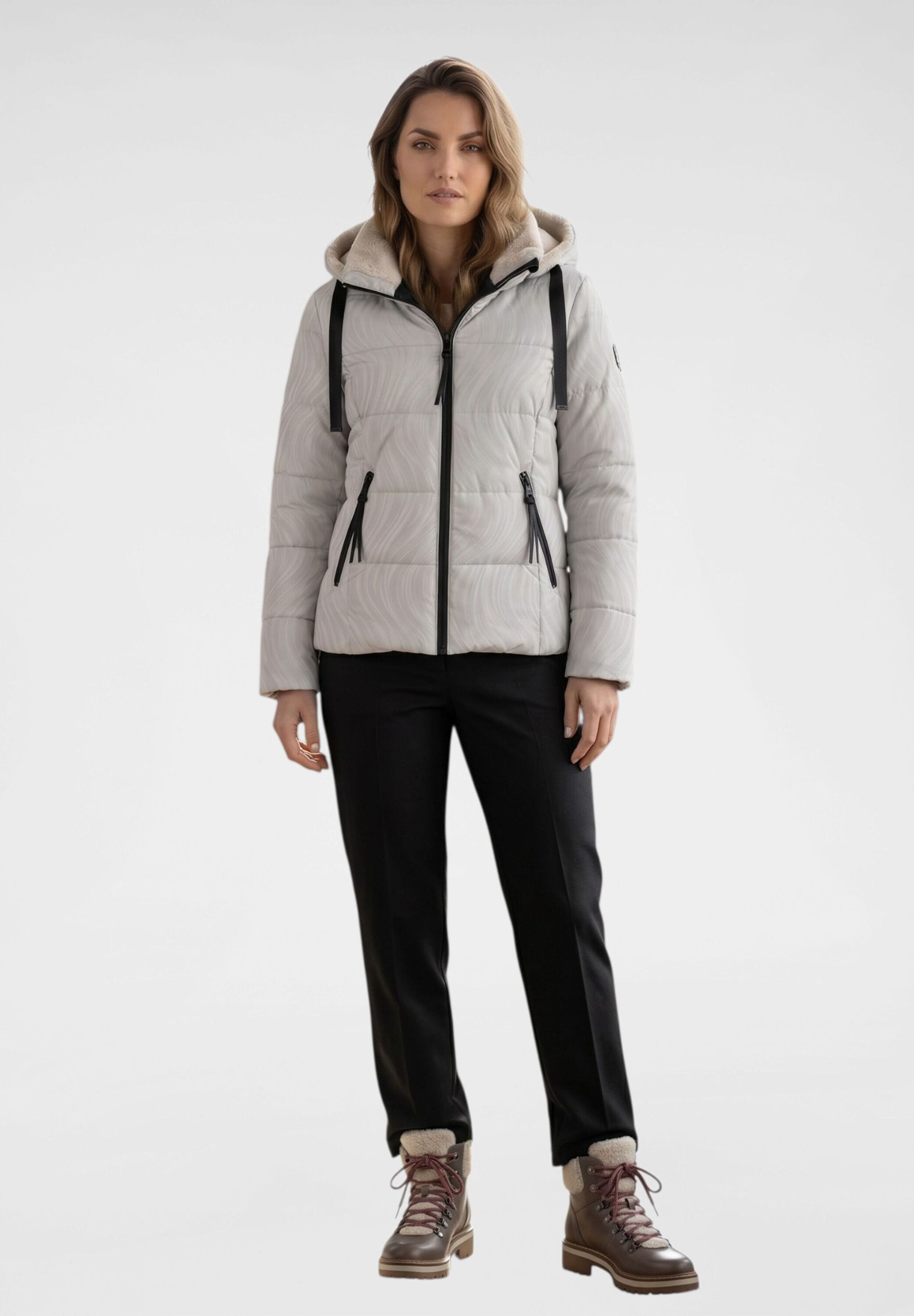 NAVIGAZIONE Steppjacke »NAVIGAZIONE Kacke« mit Kapuze Glänzende Optik