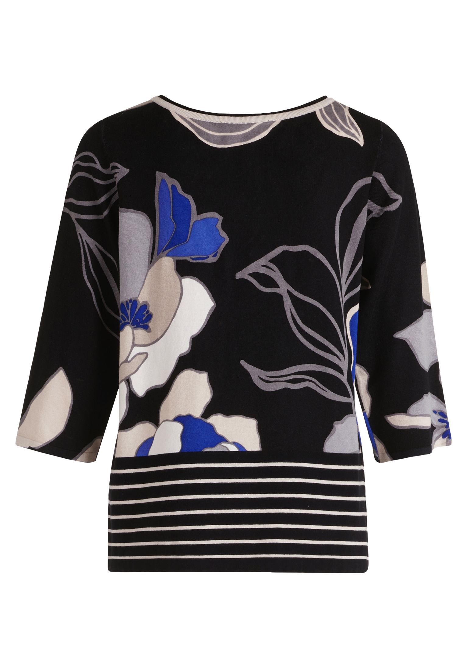 Betty Barclay Rundhalspullover »Feinstrickpullover mit Blumenprint«