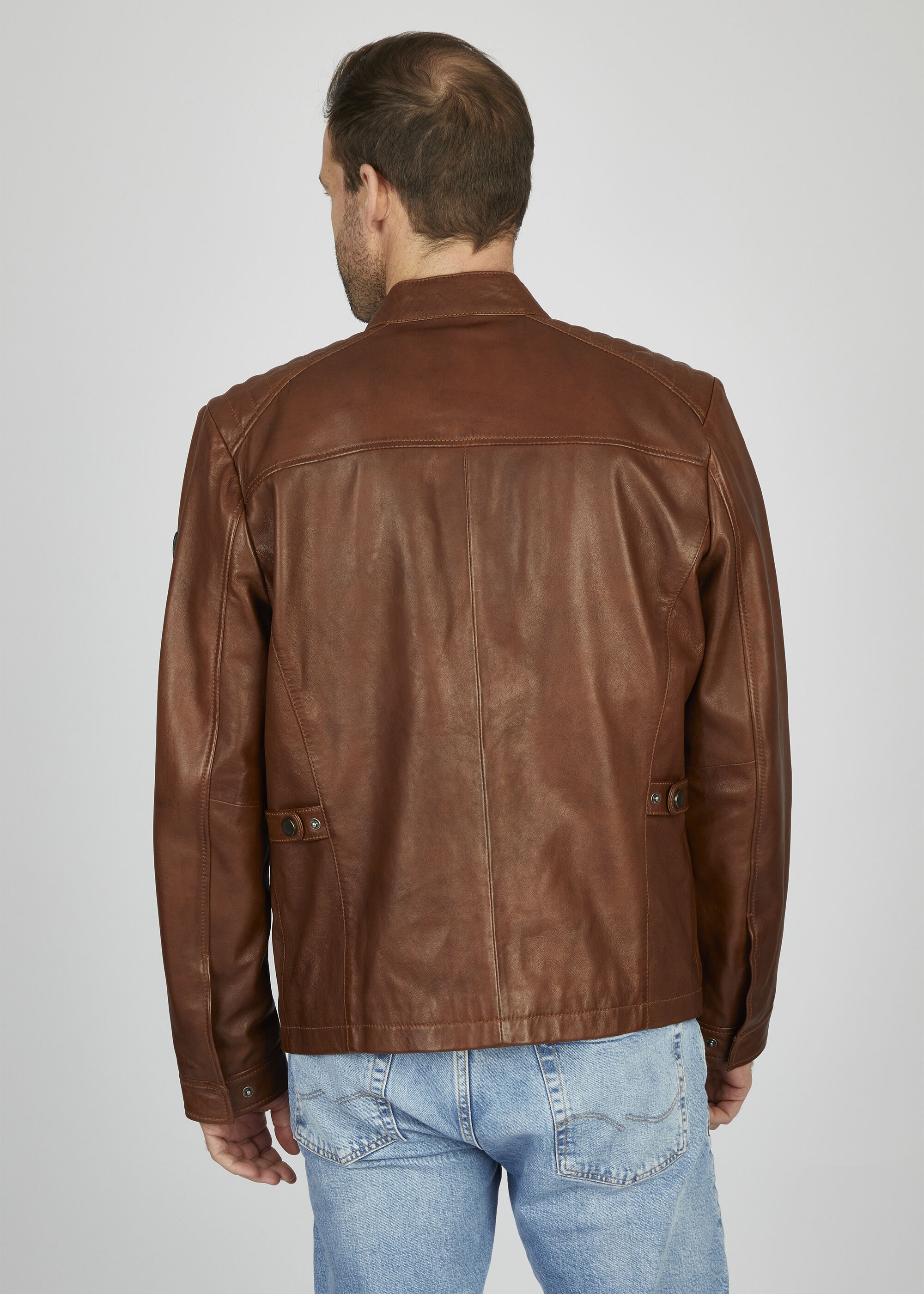 bugatti Blouson »BUALBERTO« ohne Kapuze mit Druckknopfriegeln und Reißverschlüssen