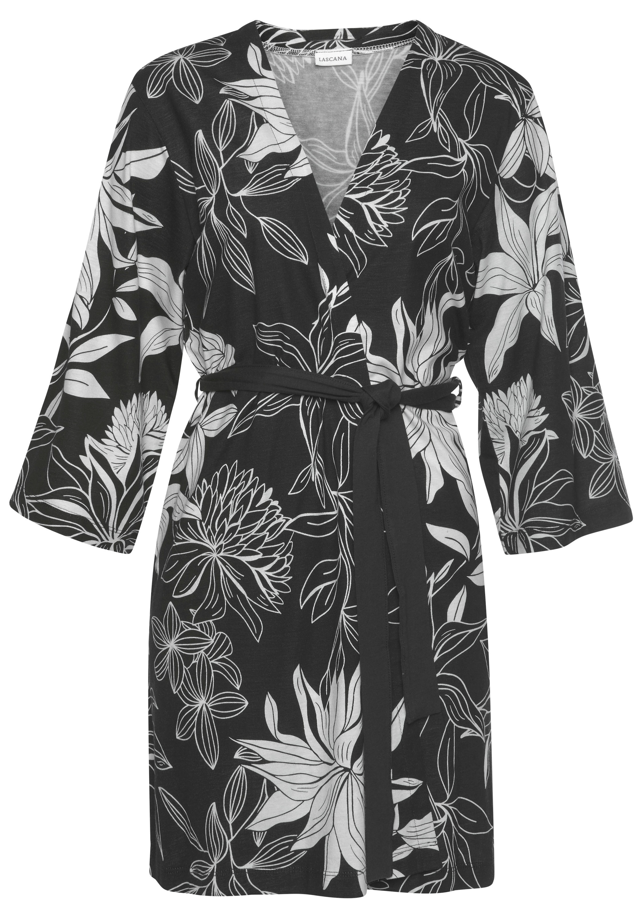 online bei floralem LASCANA Kimono, mit Druck OTTO