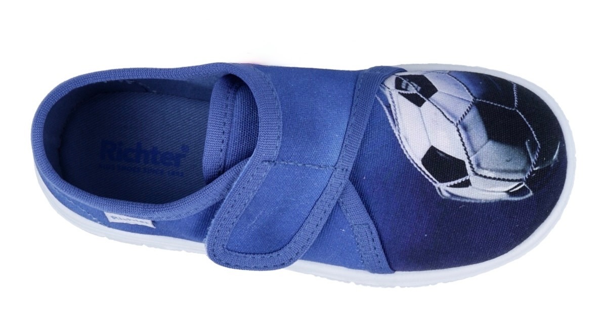 Richter Hausschuh »Mailo«  Klettschuh, Kindergartenschuh mit Größenschablone zum Download