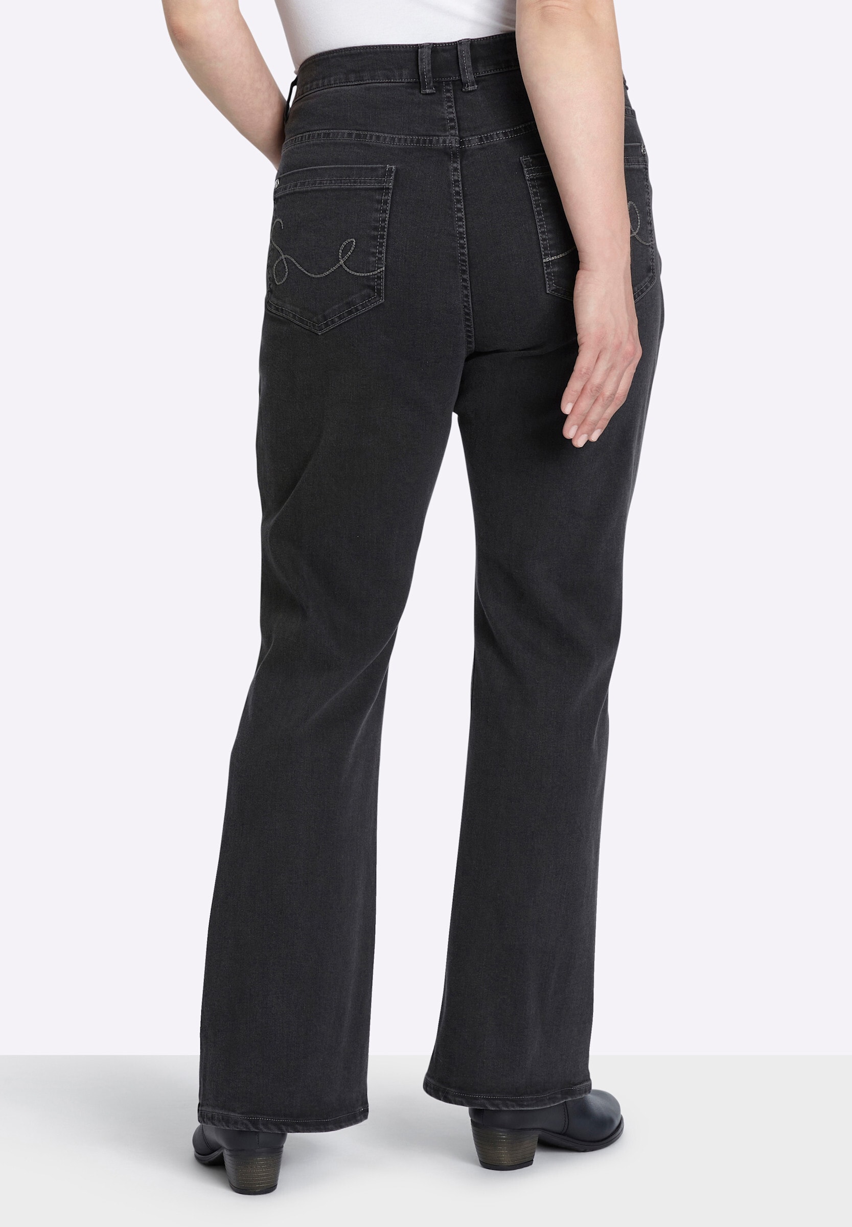 Sheego 5-Pocket-Jeans »Bootcut-Jeans Bootcut-Jeans in 5-Pocket-Form«