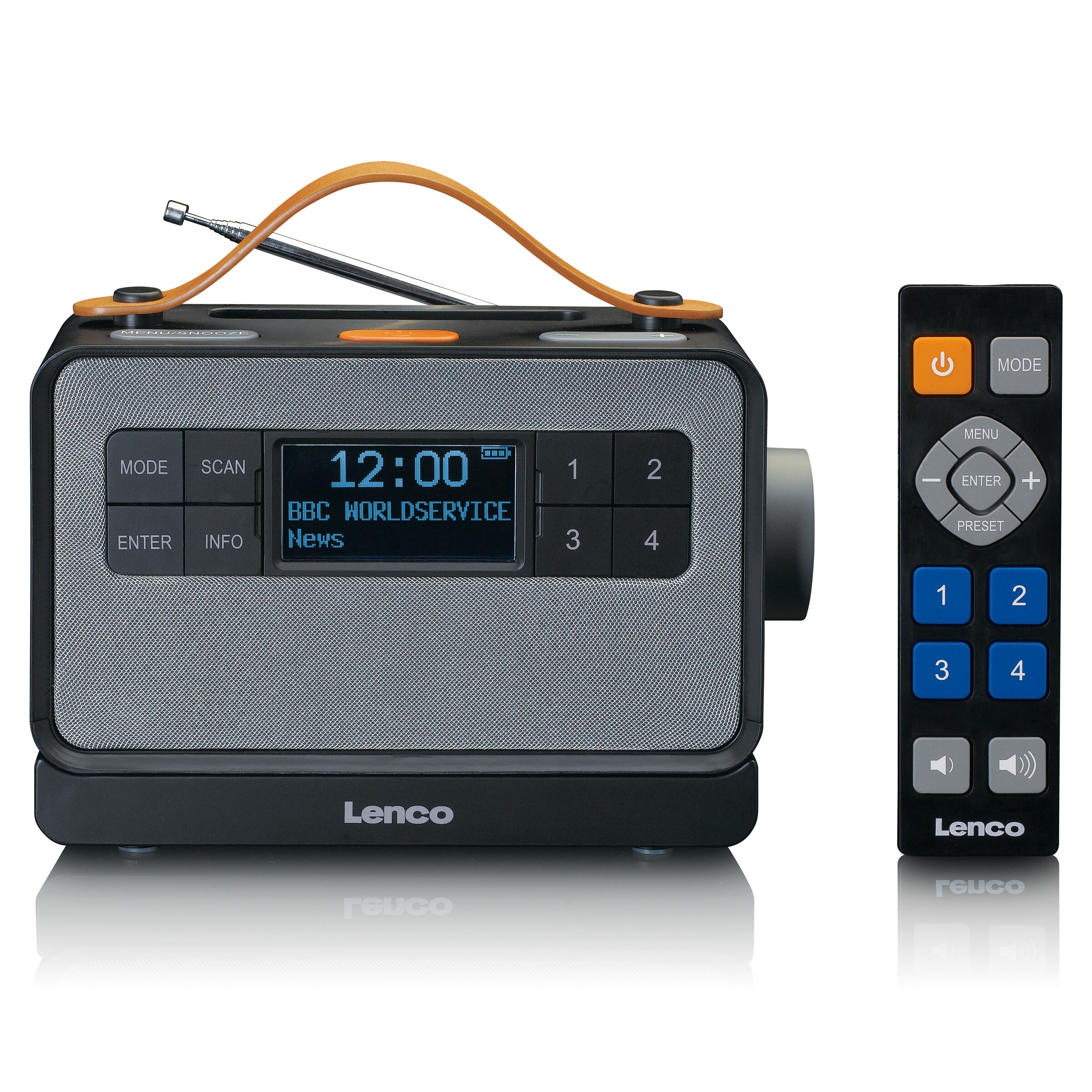 Lenco Digitalradio (DAB+) »PDR-065BK«, bei (DAB+)-FM-Tuner (Digitalradio 4 jetzt W) mit OTTO RDS