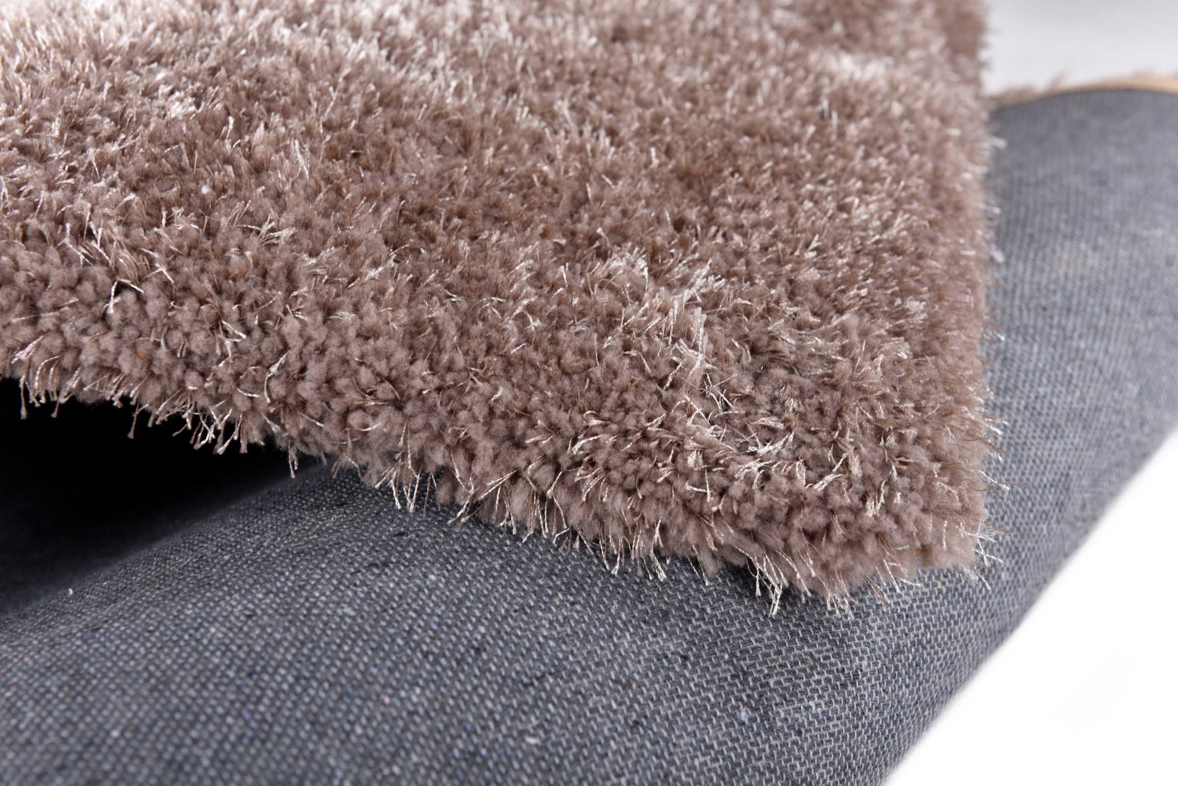 TOM TAILOR HOME Hochflor-Teppich »Soft« rechteckig 35 mm Höhe handgetuftet, Uni-Farben, super weich und flauschig