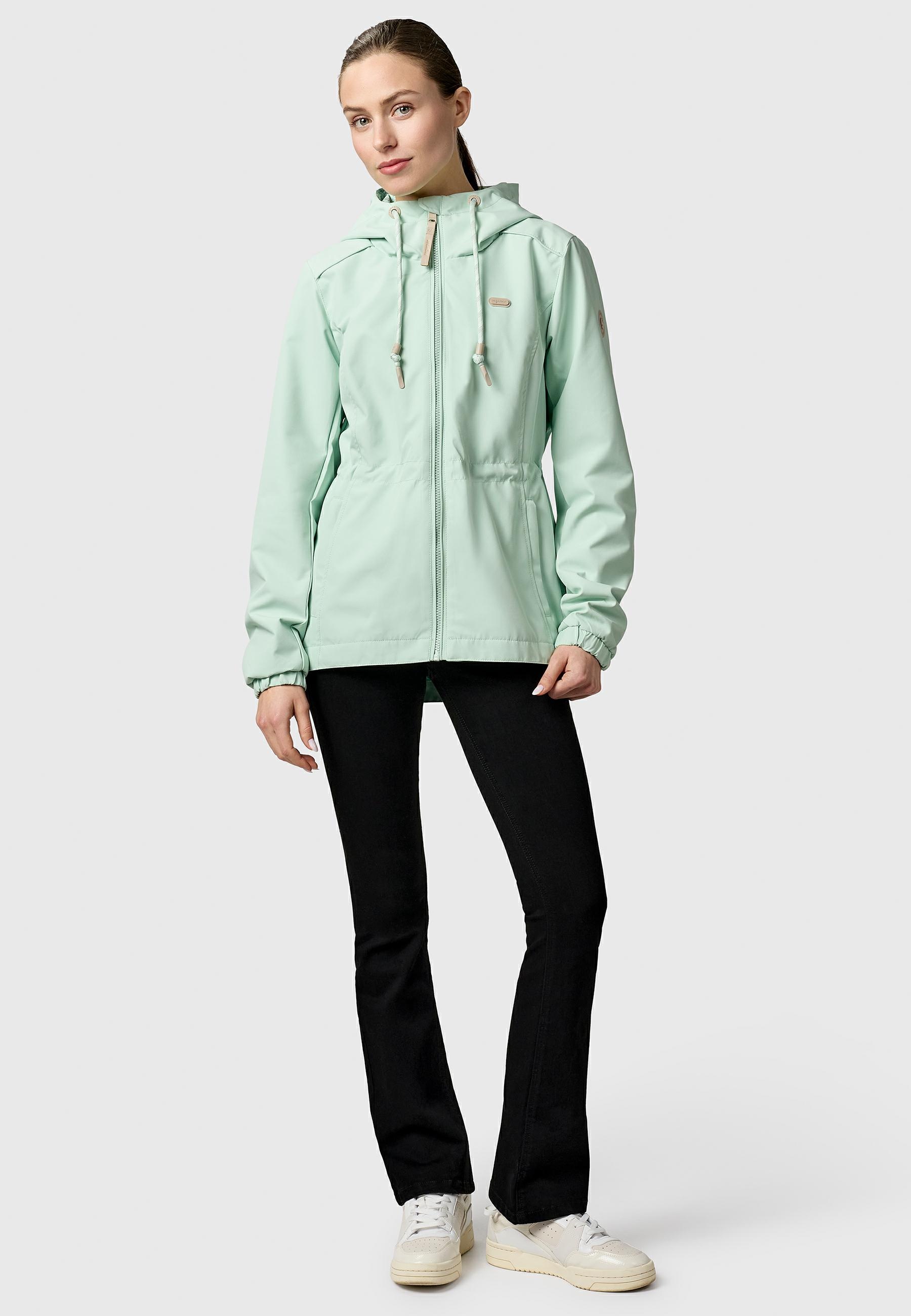 Ragwear Funktionsjacke »Funktionsjacke Dankka« mit Kapuze Funktionelle Übergangsjacke mit Taillenzugkordel