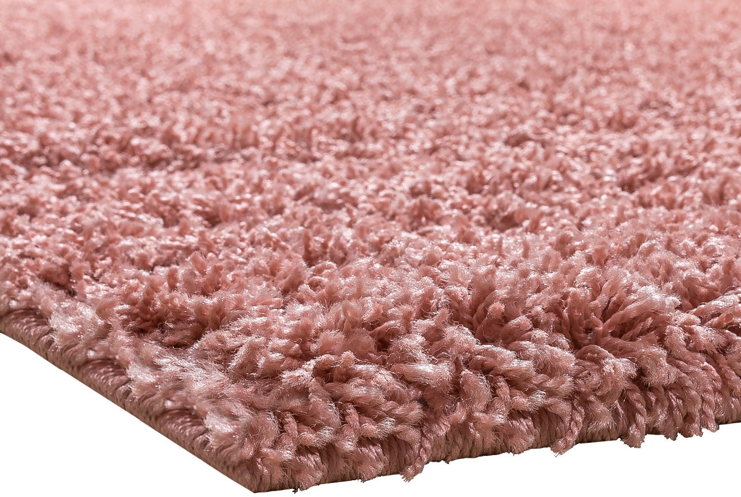 Paco Home Teppich »Twister 500«, rechteckig, 44 mm Höhe, Uni Hochflor Shaggy mit hoher Fadendichte