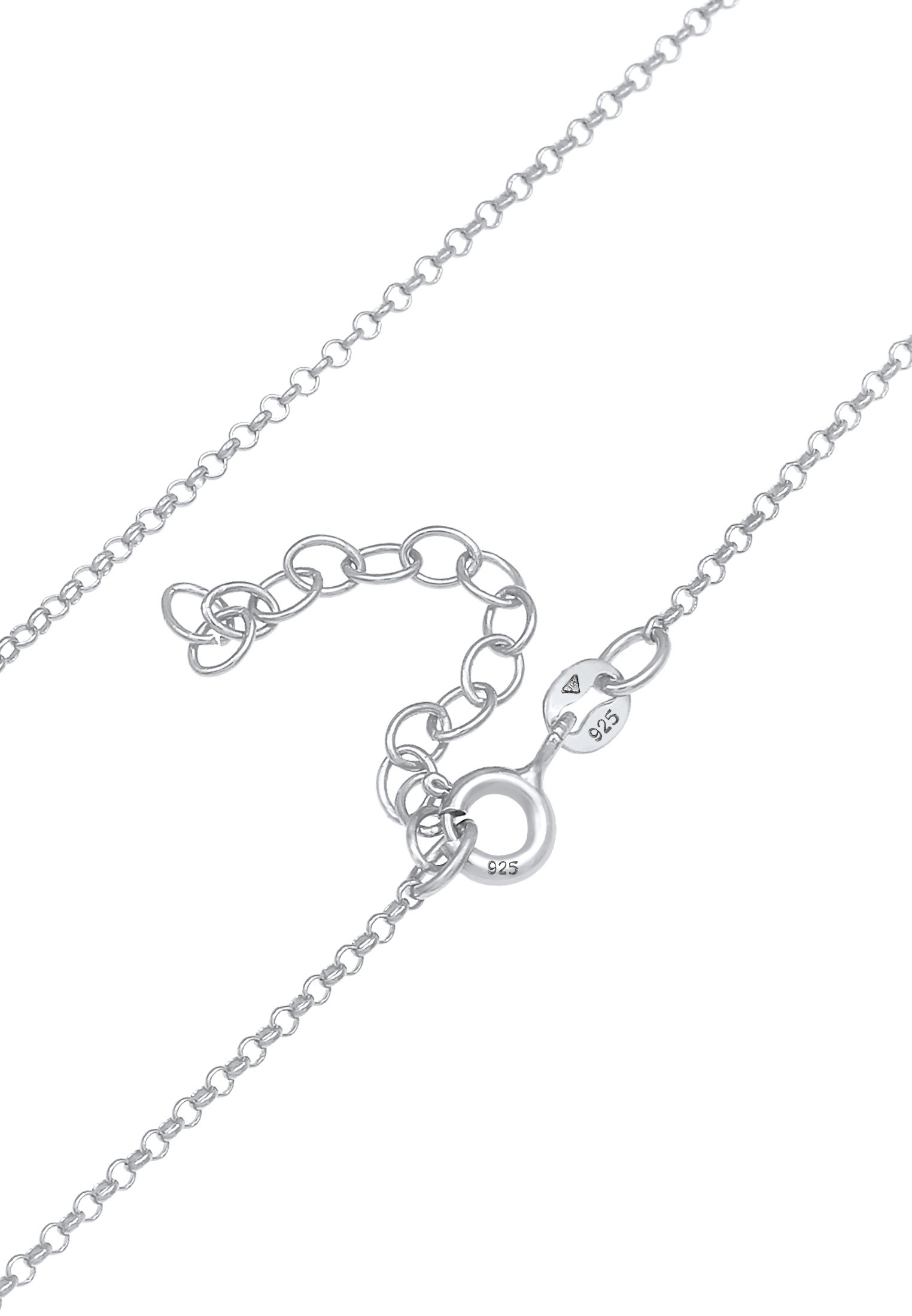 Elli Choker »Halskette Choker Würfel Viereck Geo 925 Silber«
