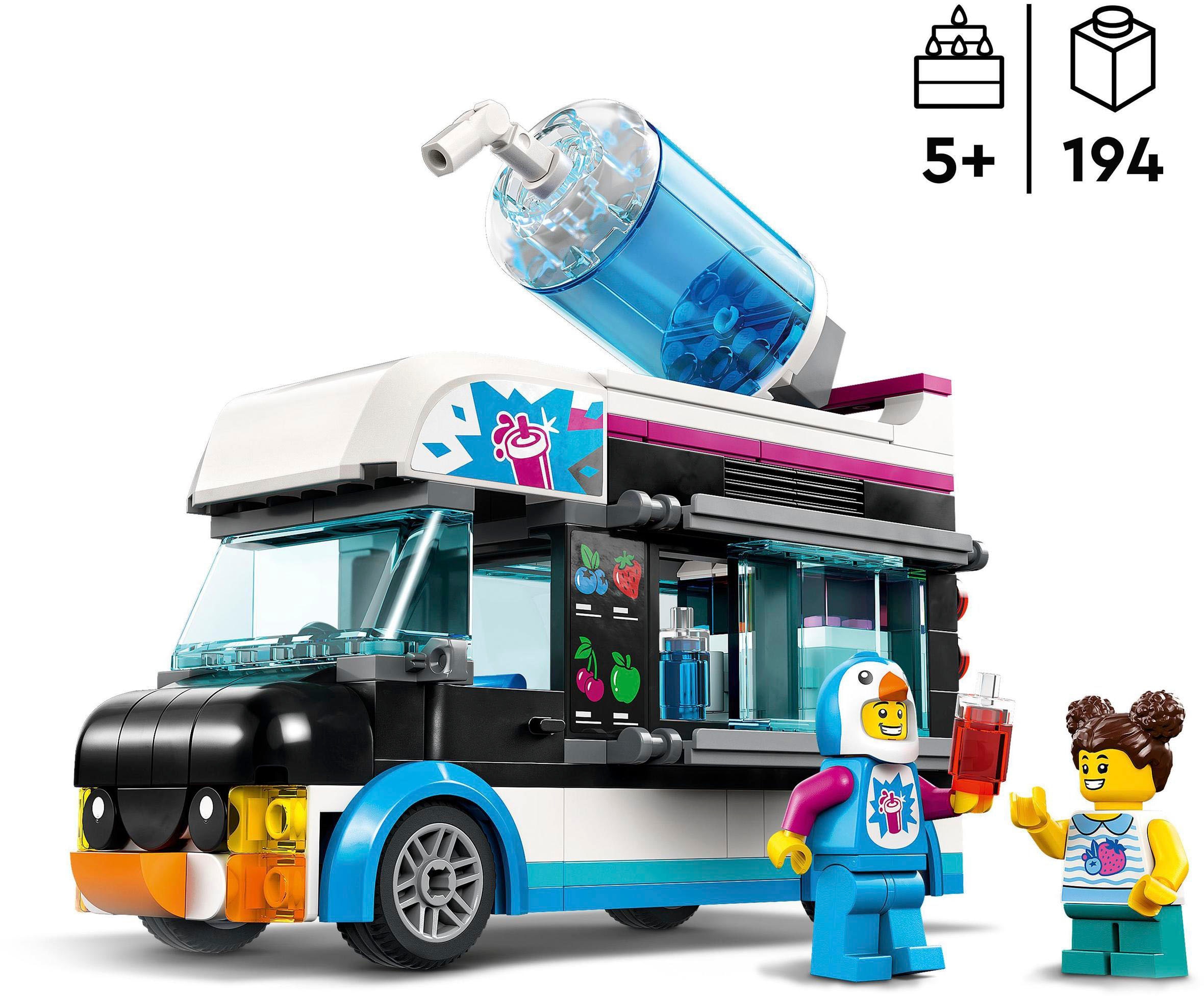 LEGO® Konstruktionsspielsteine »Slush-Eiswagen (60384), LEGO® City«, (194 St.), Made in Europe