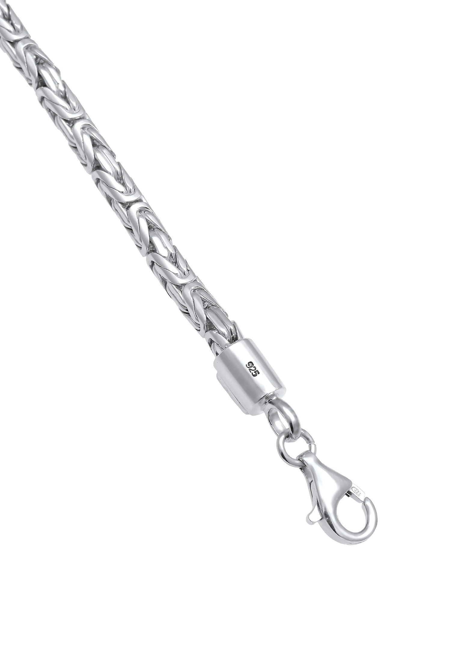 Kuzzoi Armkette »Armband Herren Königskette Robust 925 Silber«