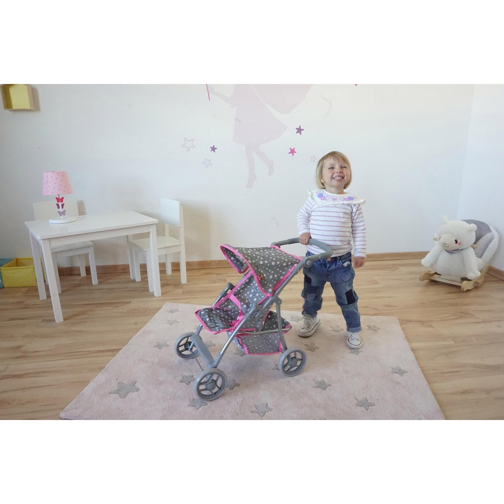 Knorrtoys® Puppenbuggy »Liba - Star Grey«