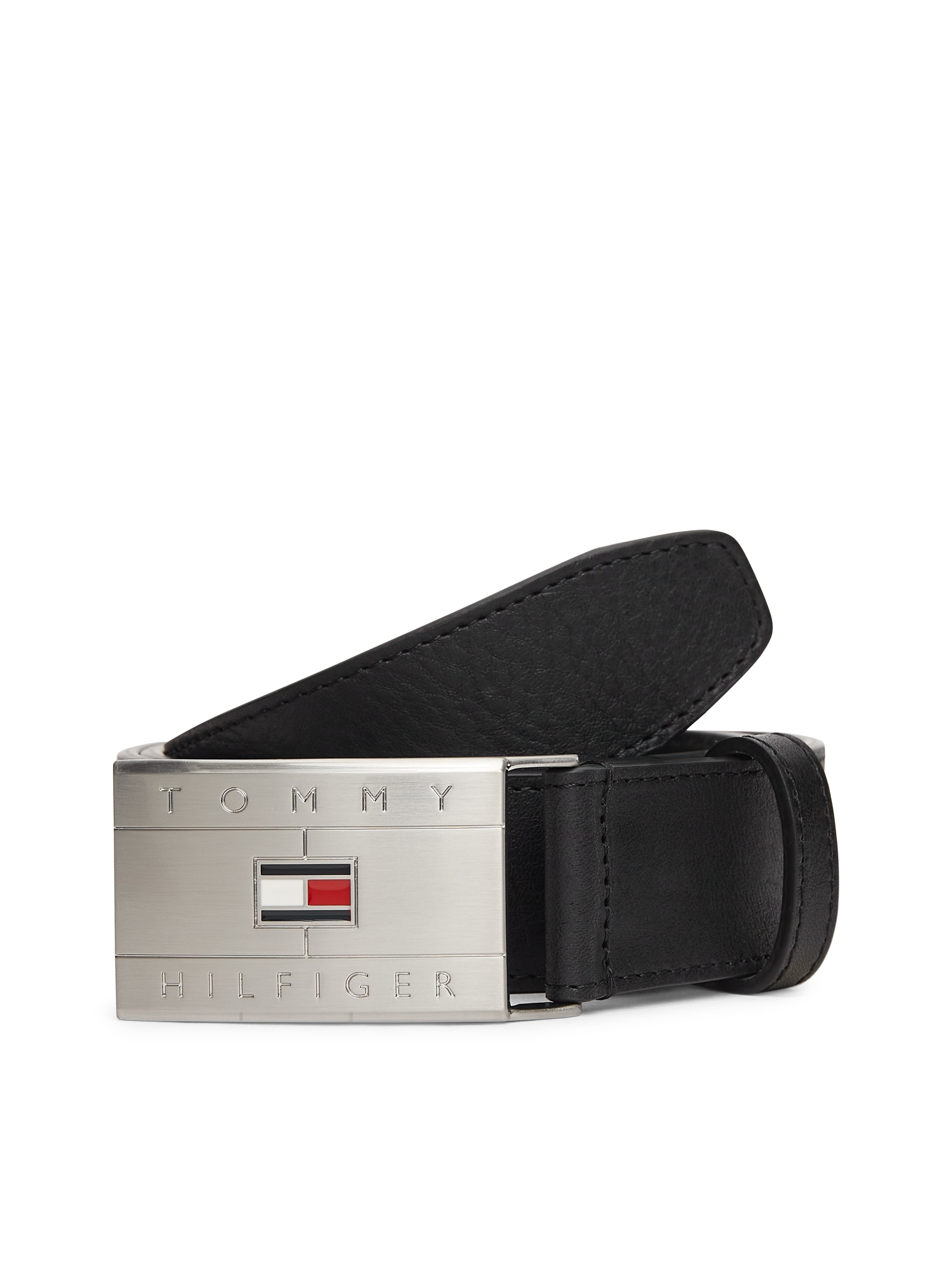 Tommy Hilfiger Ledergürtel »TH FLAG PLAQUE«