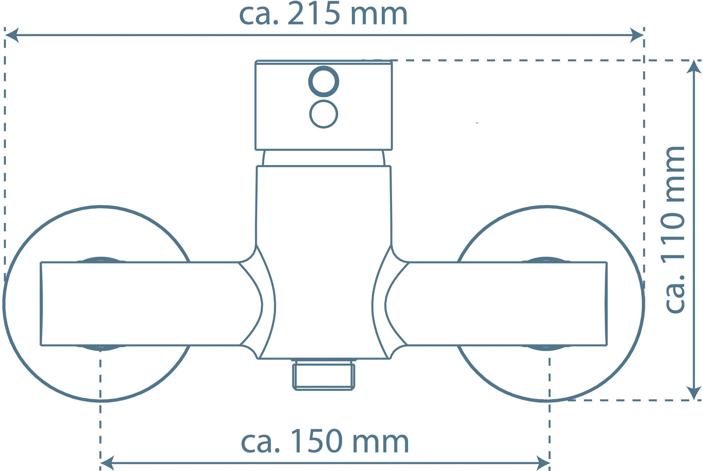 Schütte Duschsystem »SAMANA«, wassersparend, Antikalk, 3-fach verstellbar, Wasserstoppfunktion