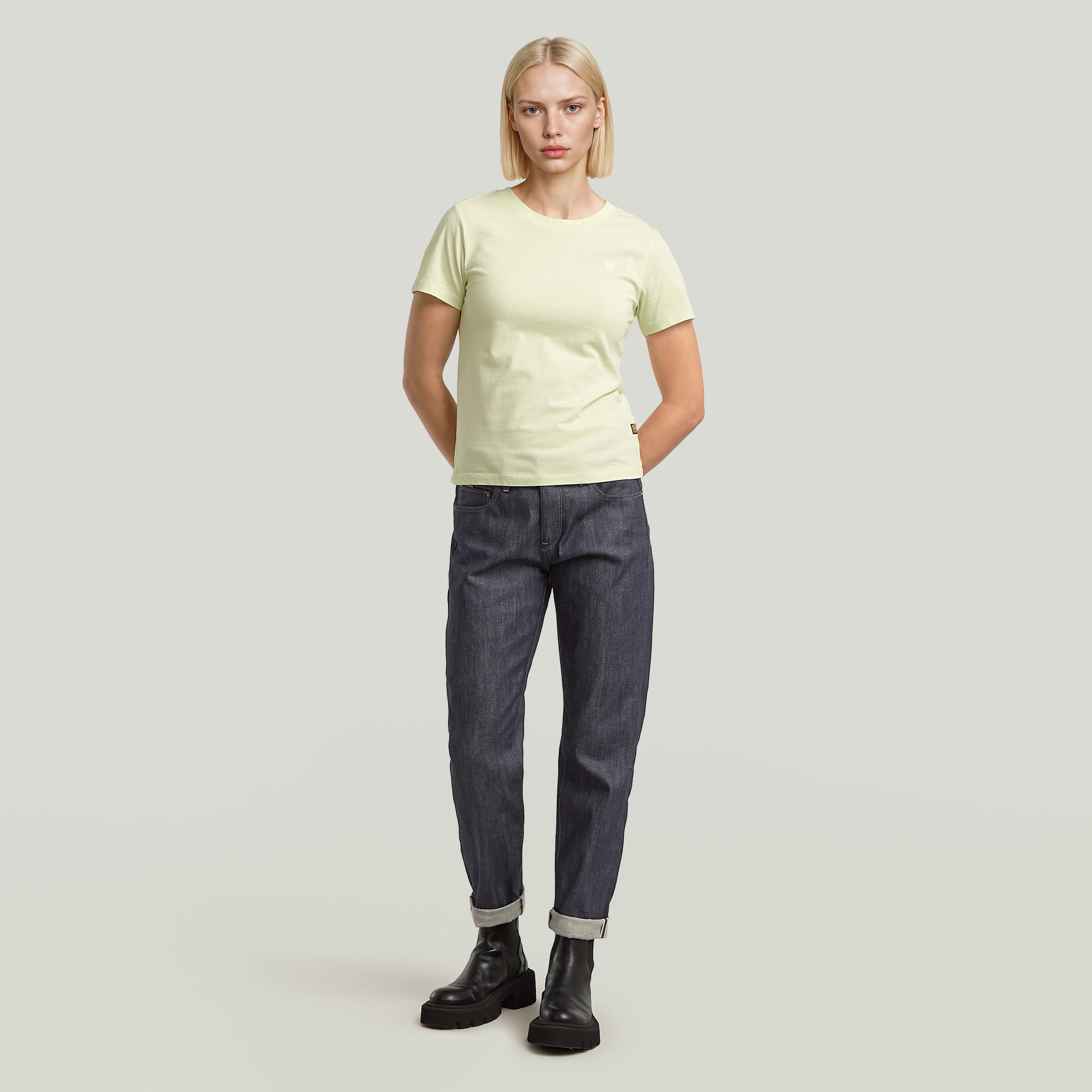 G-STAR T-Shirt »Nifous«, mit kleiner Logo-Stickerei