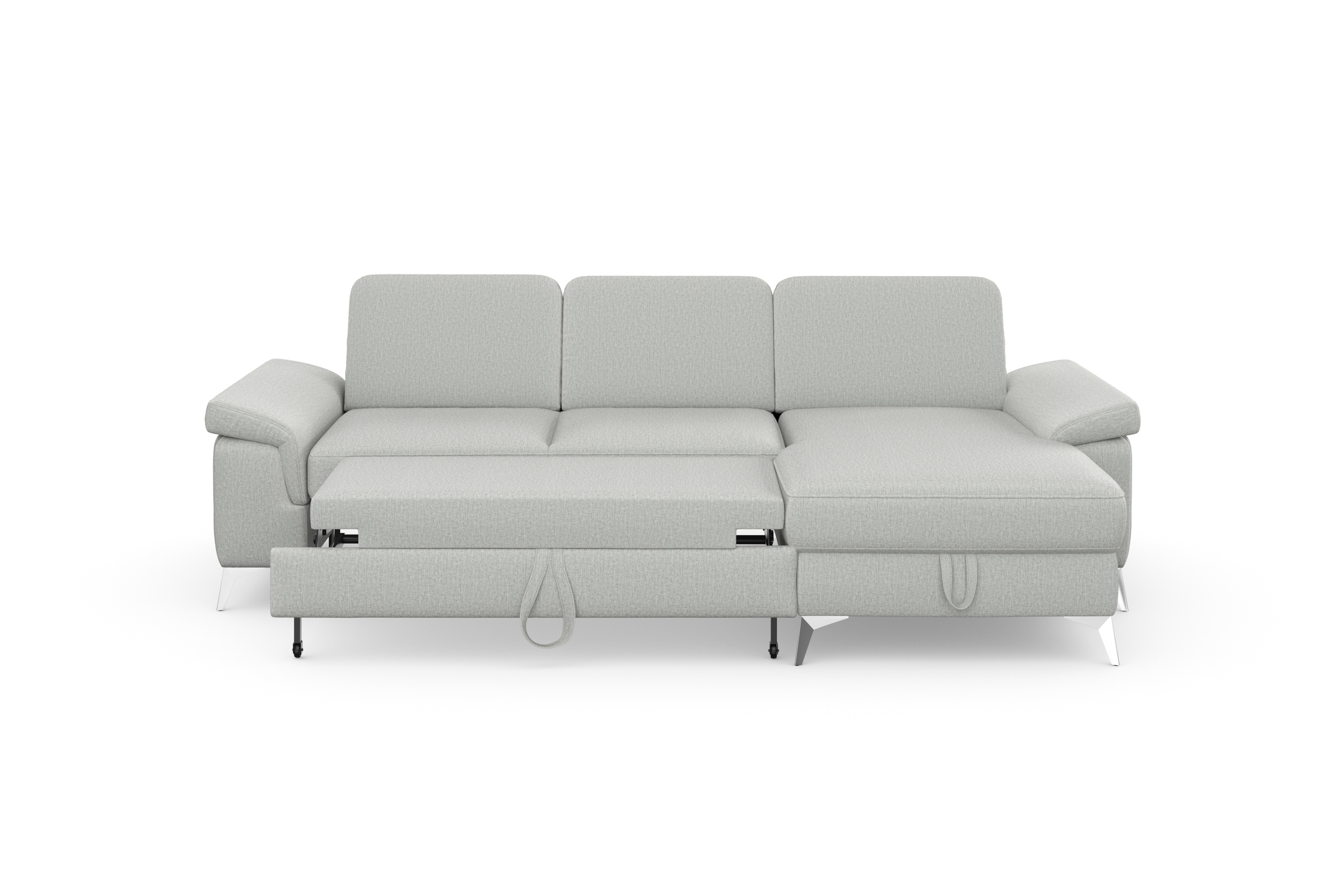 sit&more Ecksofa »Padua L-Form«, inklusive Sitztiefenverstellung, Armteilfunktion und Federkern