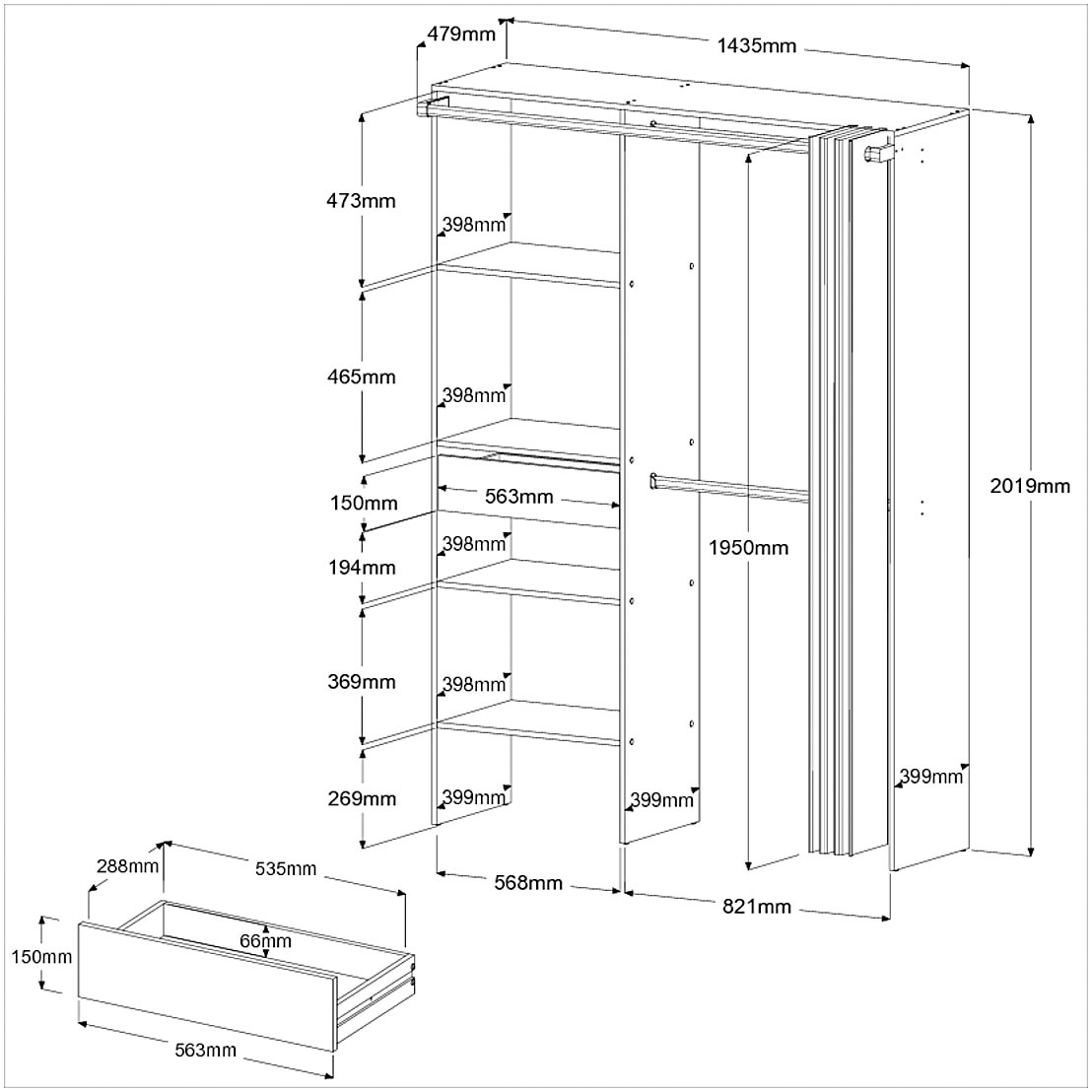 Parisot Jugendzimmer-Set »Parisot Achille 22« Set, 2 tlg.