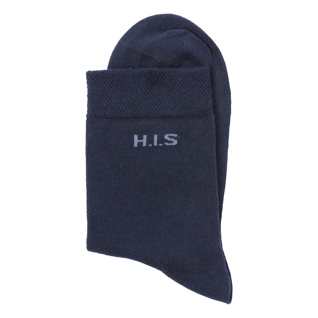 H.I.S Socken, (Set, 4 Paar), ohne einschneidendes Bündchen