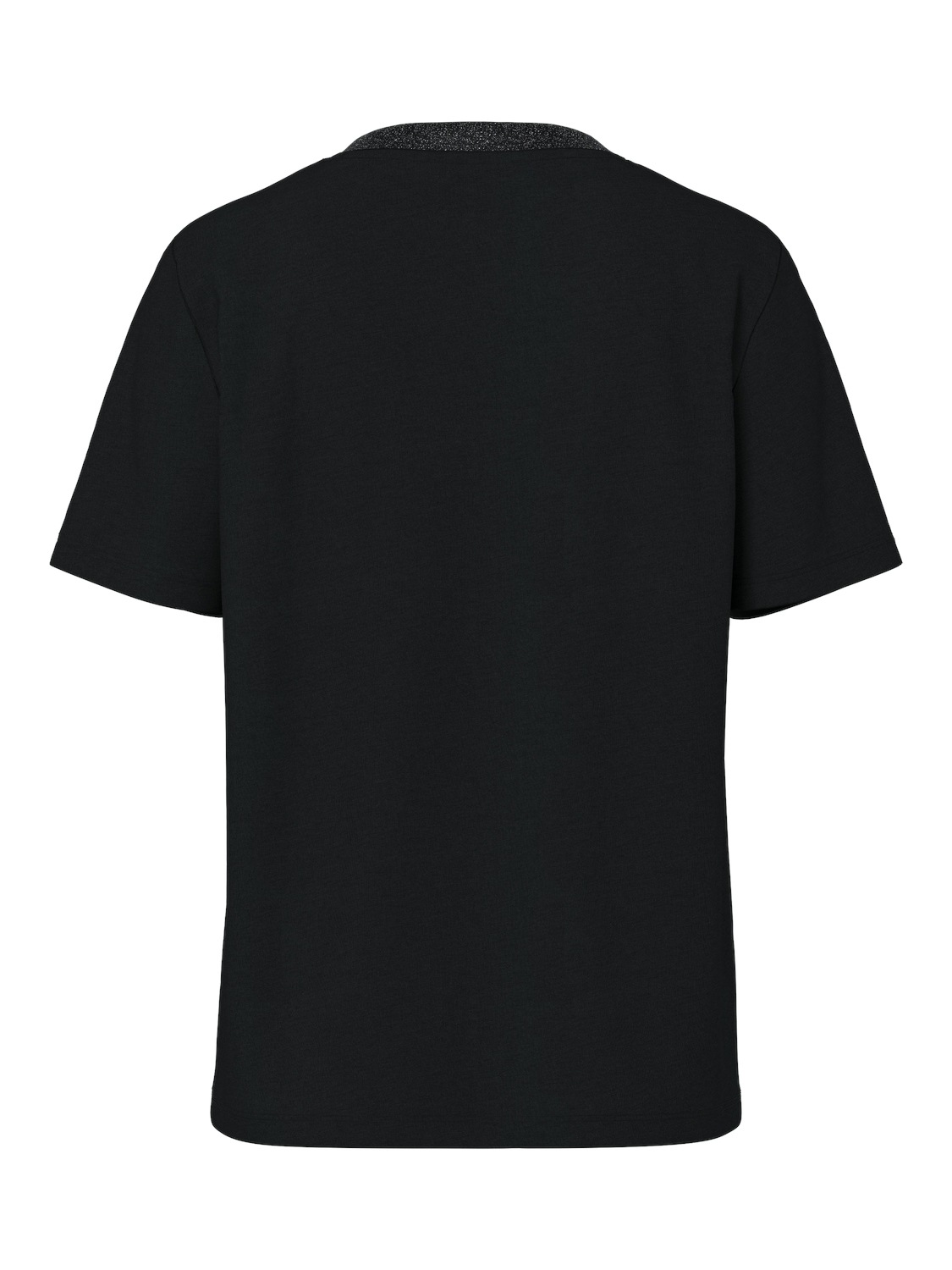 pieces Kurzarmshirt »PCRIA SS LUREX NECK TEE JRS NOOS BC«