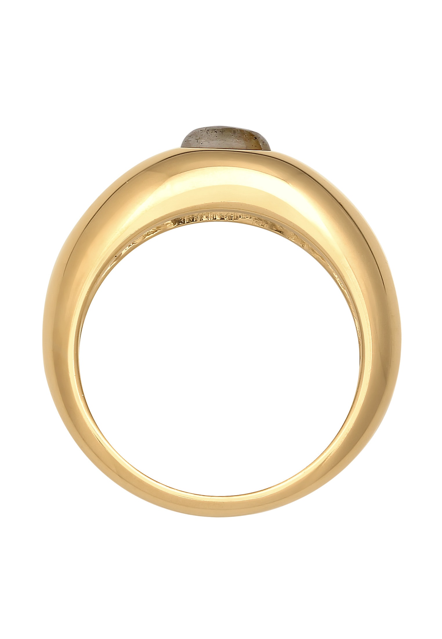 Elli Premium Silberring »Ring Labradorit Edelstein Schlicht 925 Silber«