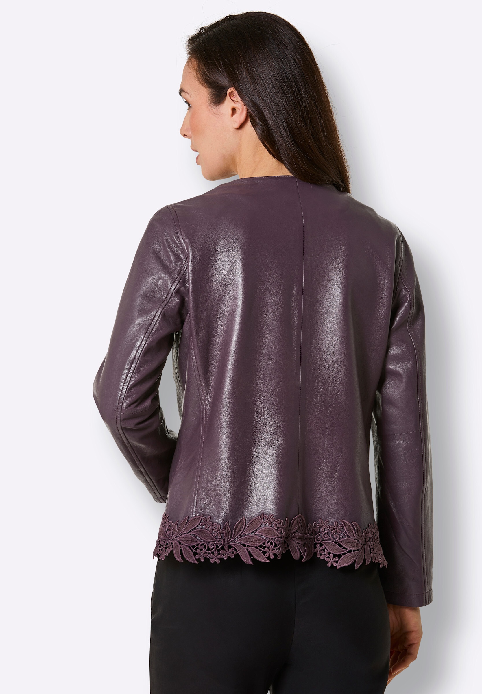 Mainpol Lederblazer »Lammnappa-Lederblazer Lederblazer«